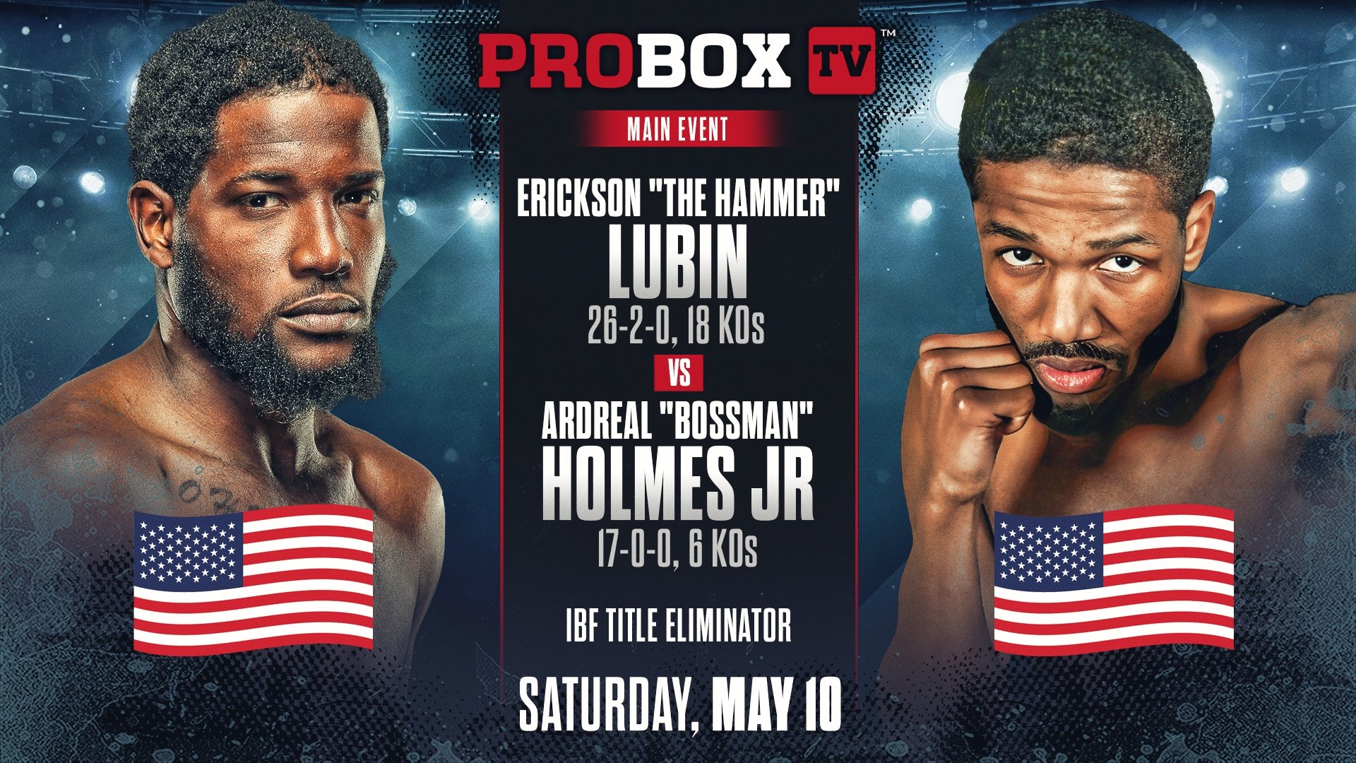 Backdrop for Erickson Lubin vs. Ardreal Holmes Jr