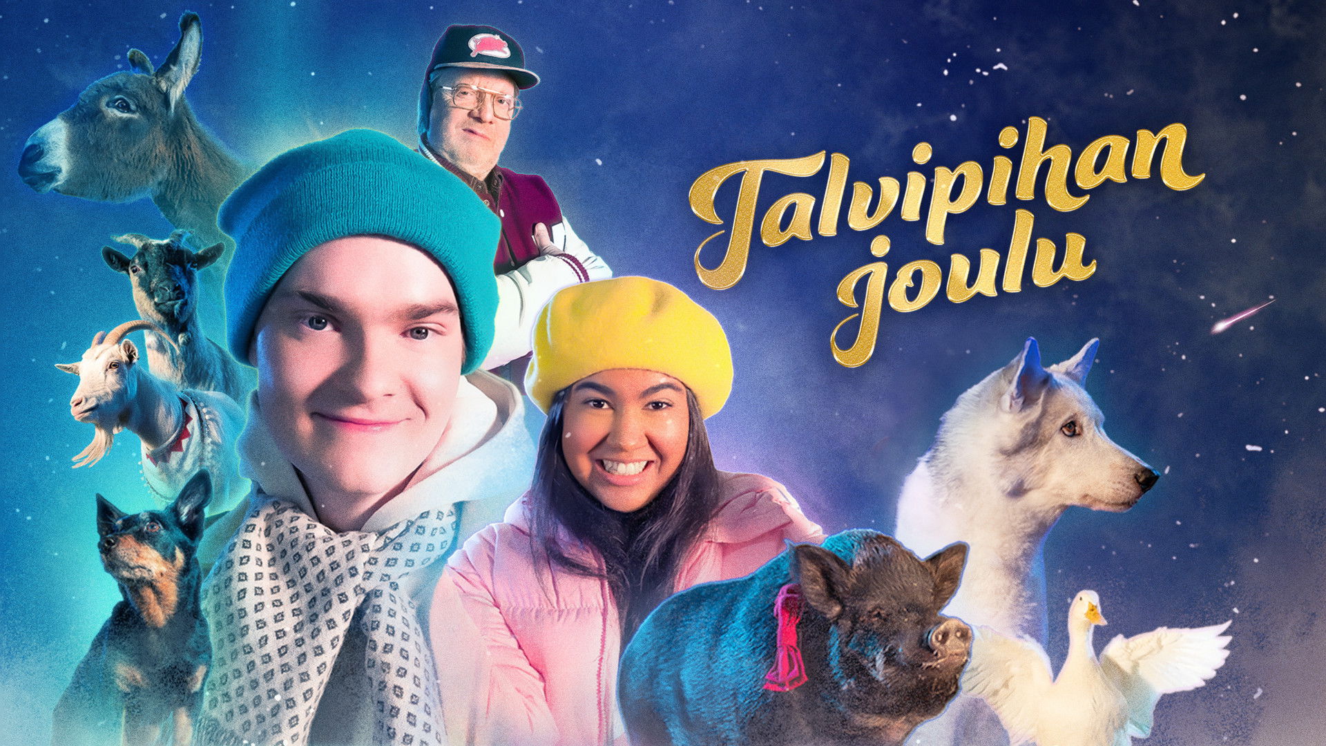 Backdrop for Joulukalenteri: Talvipihan joulu