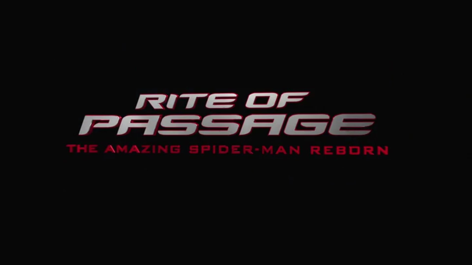 Backdrop for Rite of Passage: The Amazing Spider-Man Reborn