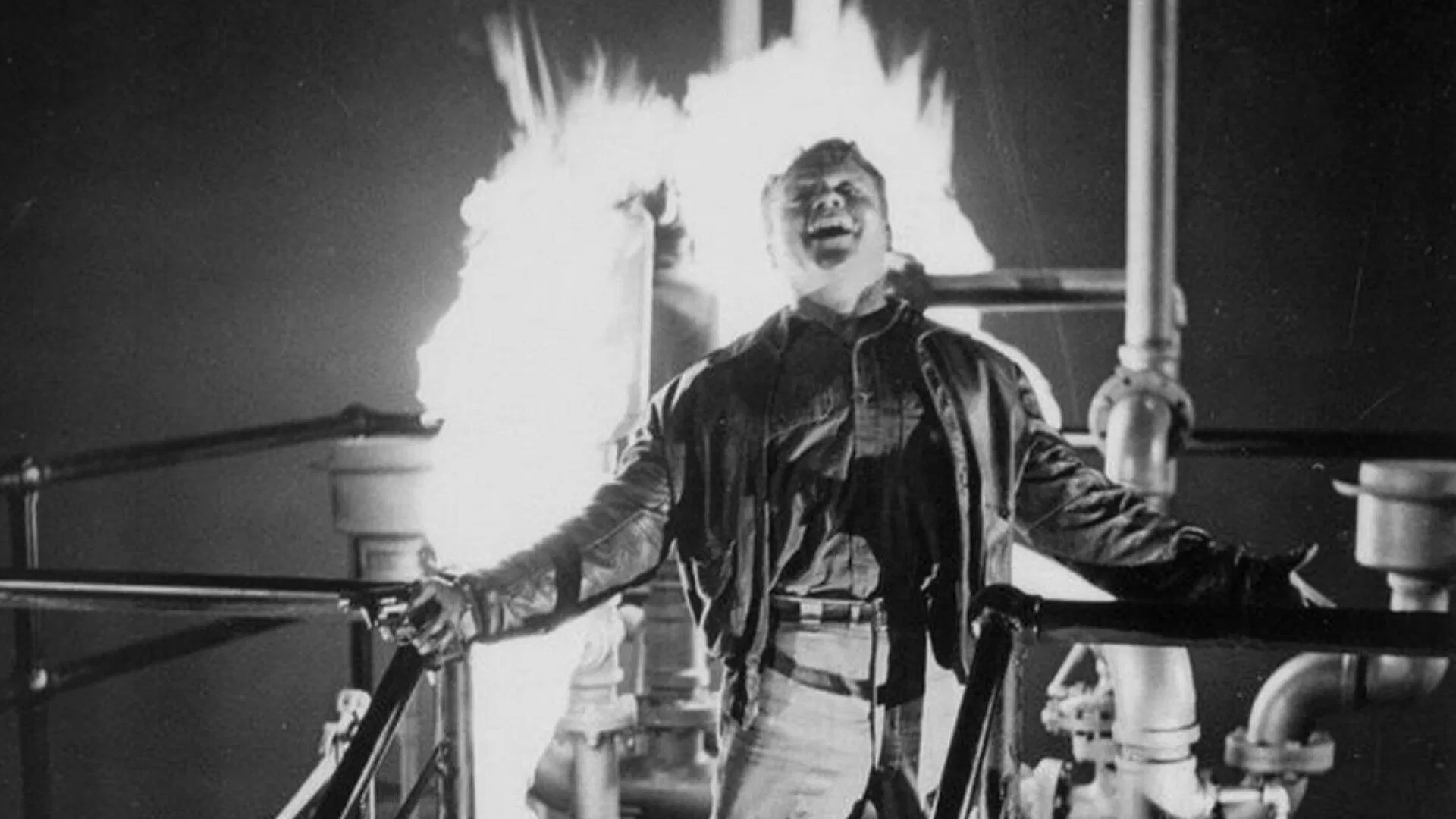 Backdrop for White Heat: Top of the World