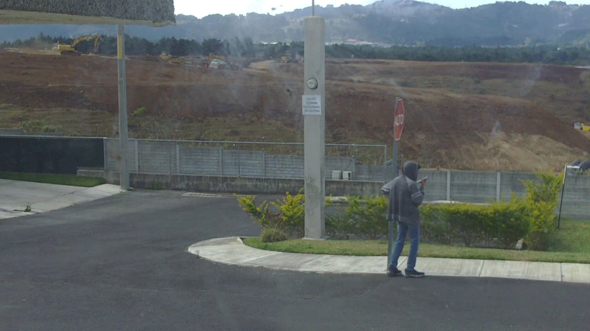 Backdrop for Duel scene