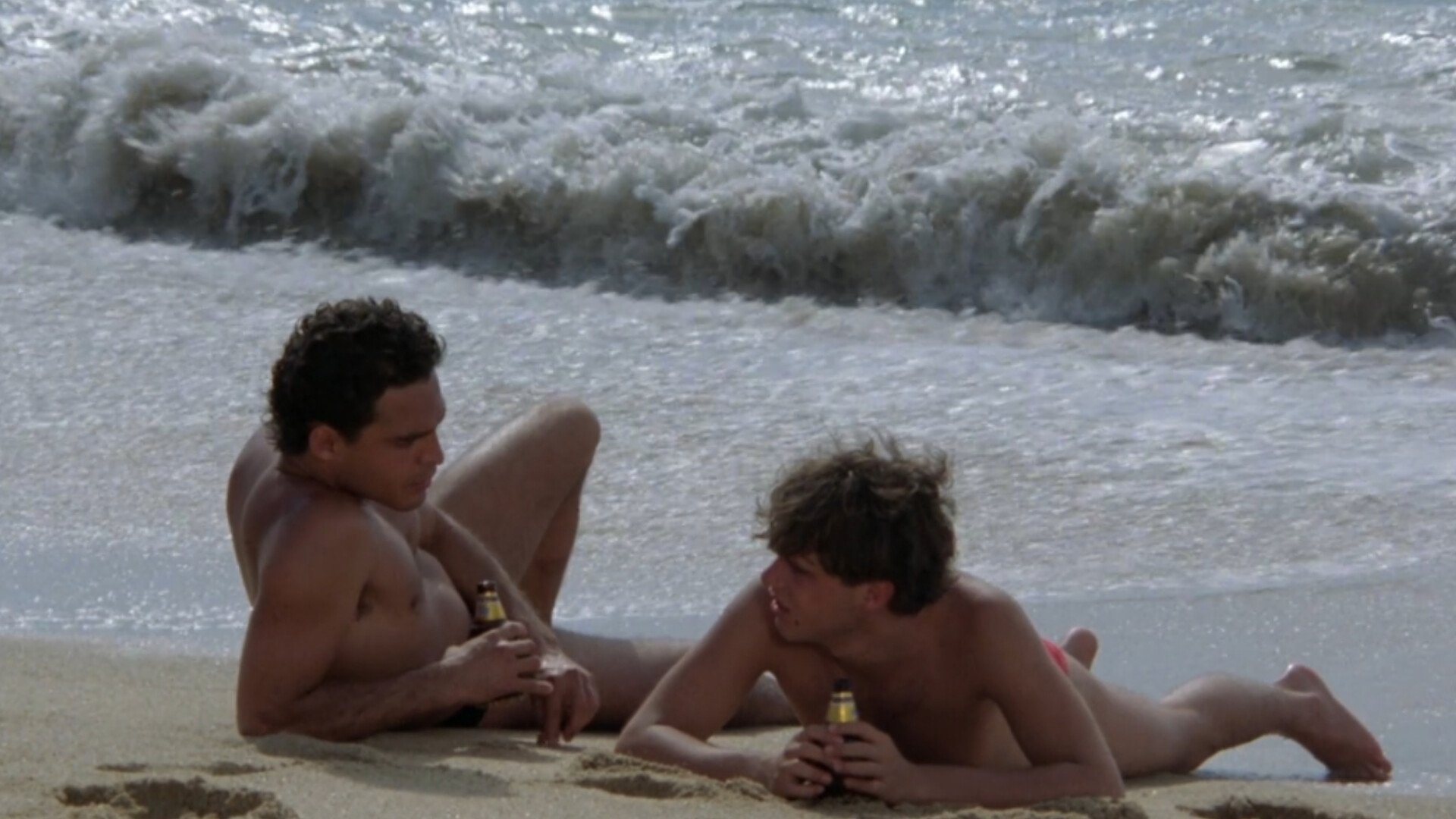 Backdrop for Death on the Beach