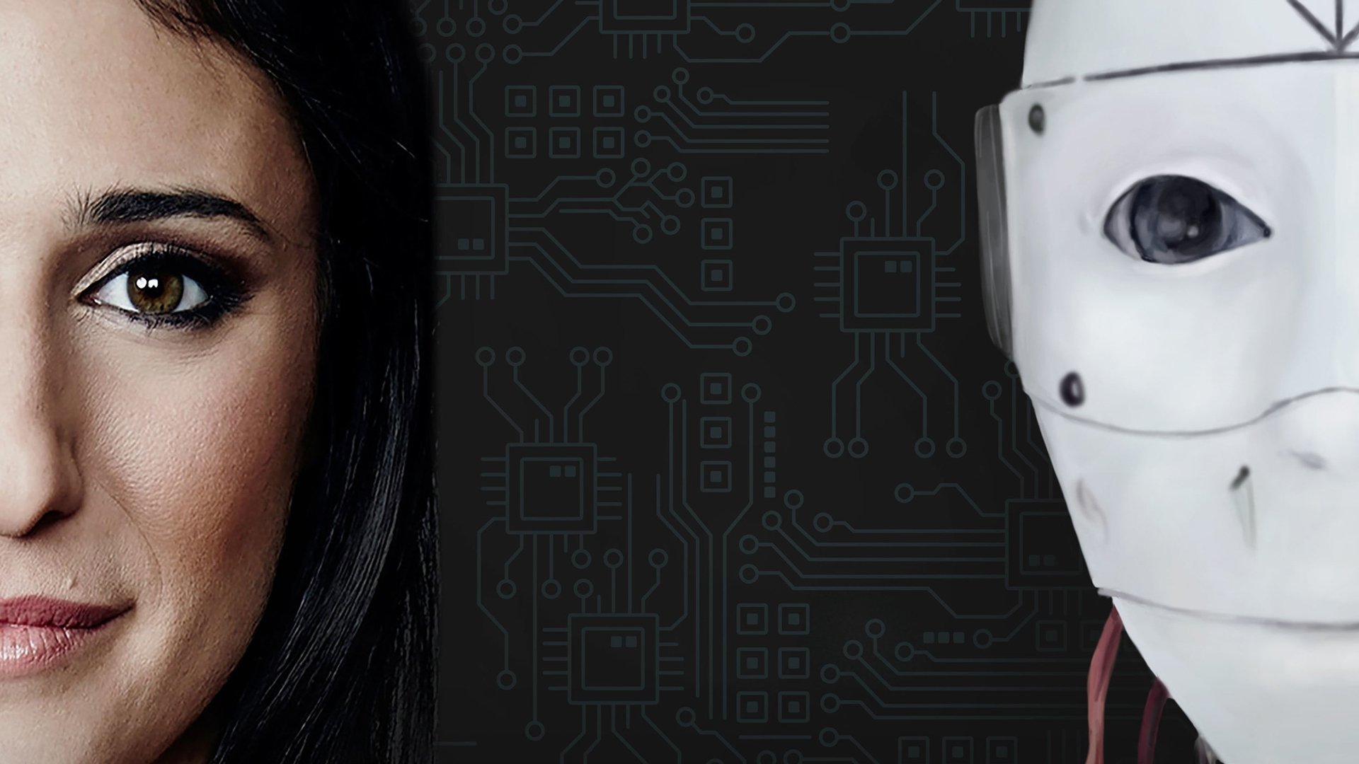 Backdrop for Mostly Human with Laurie Segall