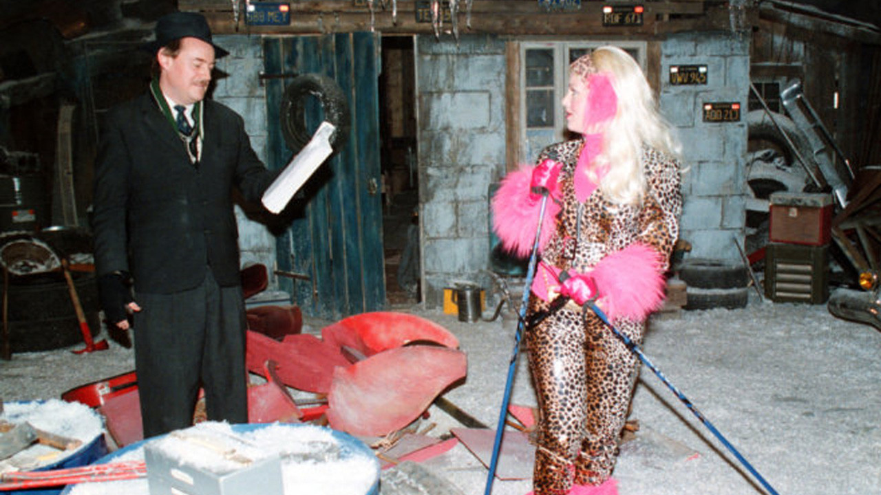 Backdrop for Vazelina hjulkalender