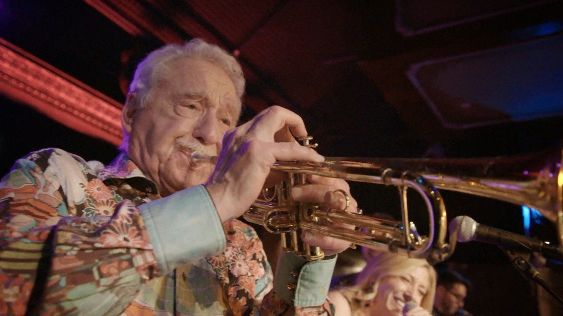Backdrop for Never Too Late: The Doc Severinsen Story