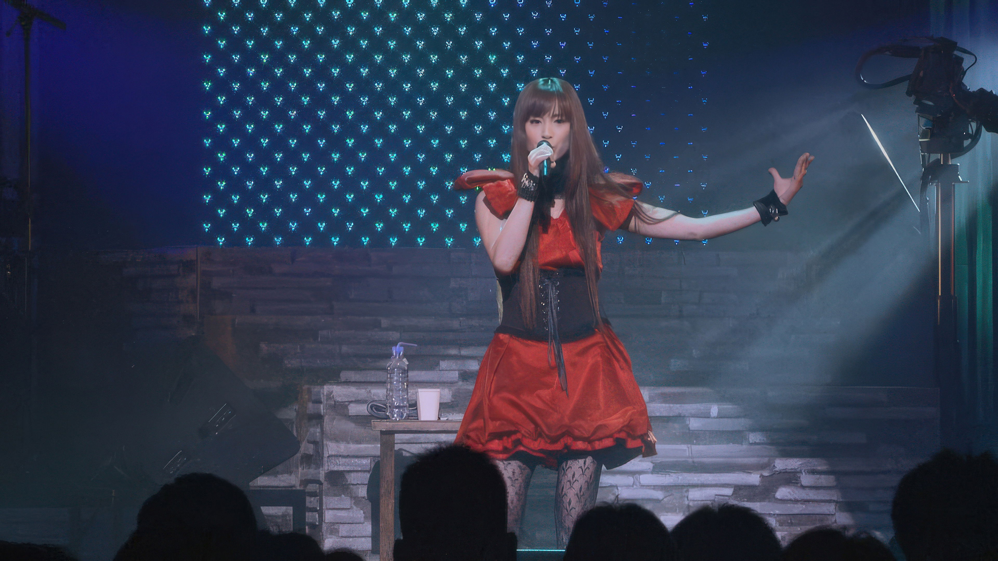 Backdrop for Kalafina LIVE 2010 "Red Moon" at JCB HALL ~ Kajiura Produce 3rd Anniversary LIVE TOUR