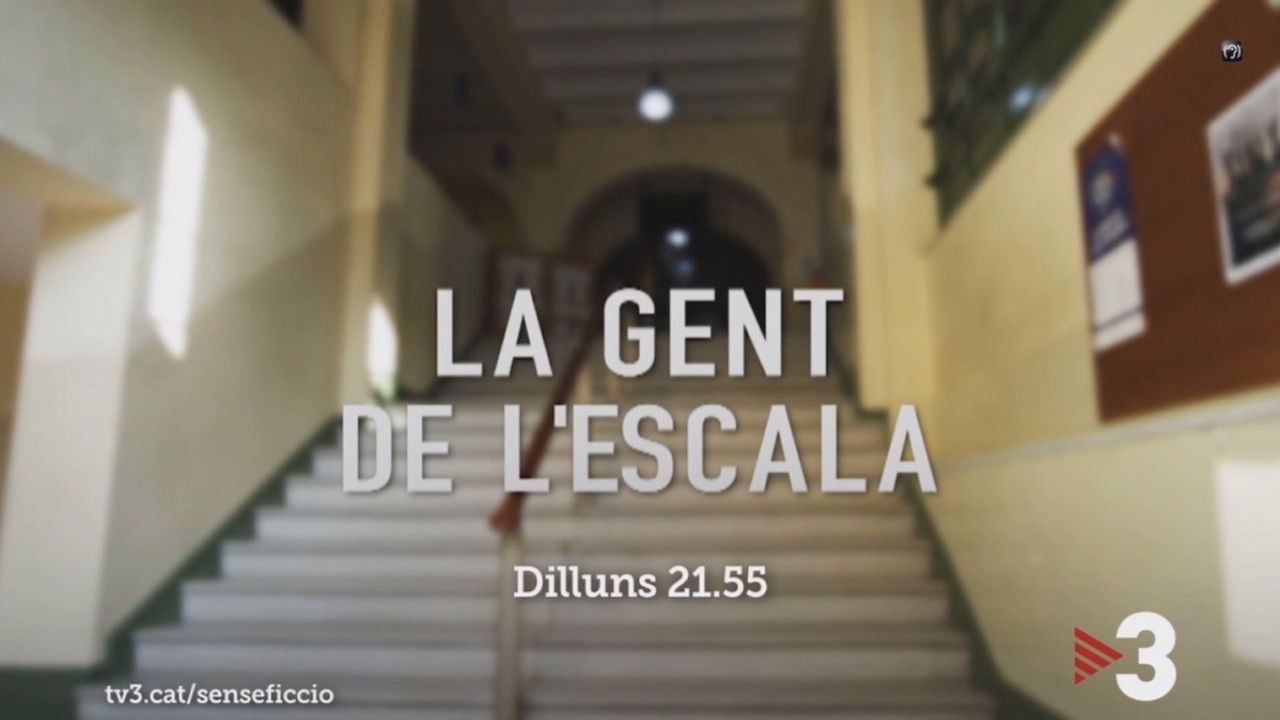 Backdrop for La Gent De L'escala (People on the stairs)