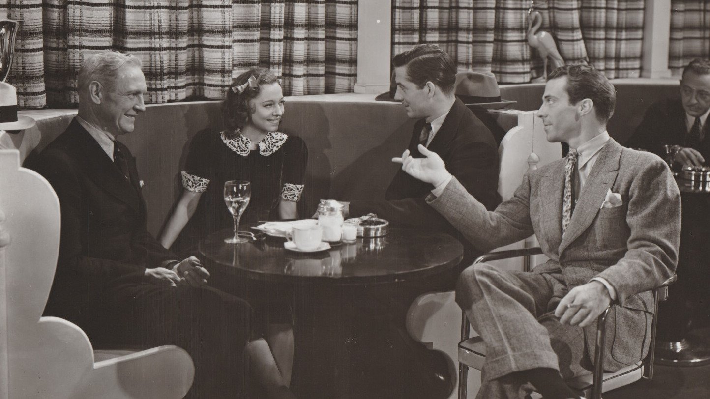 Backdrop for Sunset Murder Case