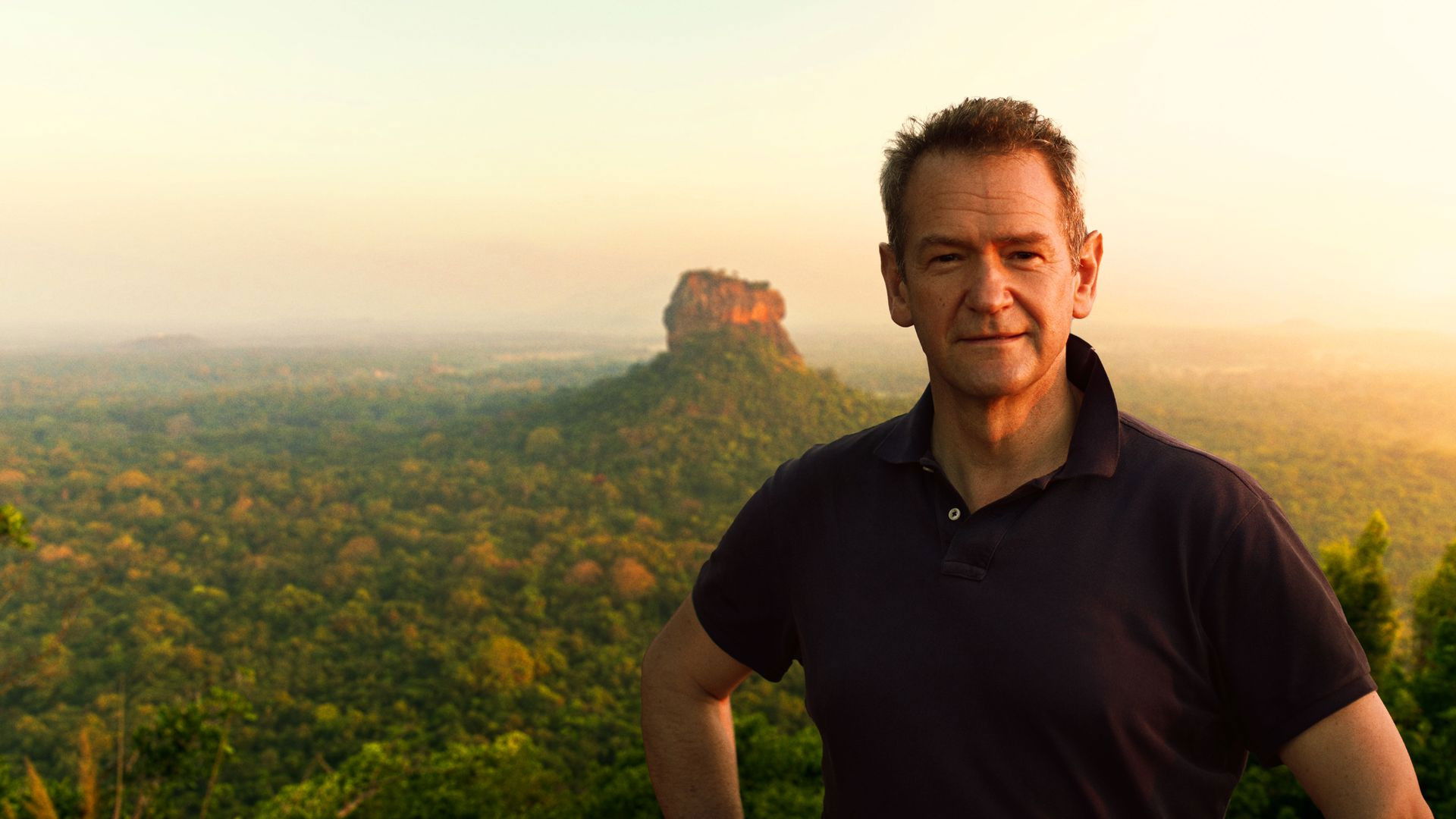 Backdrop for Alexander Armstrong in Sri Lanka