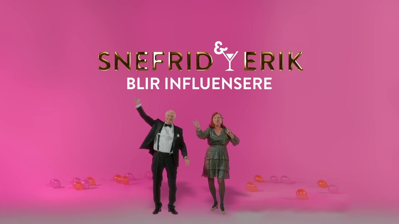 Backdrop for Snefrid og Erik blir influensere