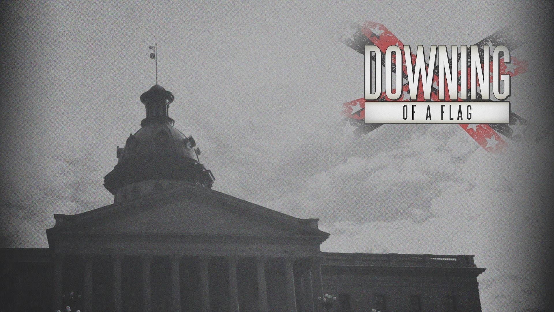 Backdrop for Downing of a Flag