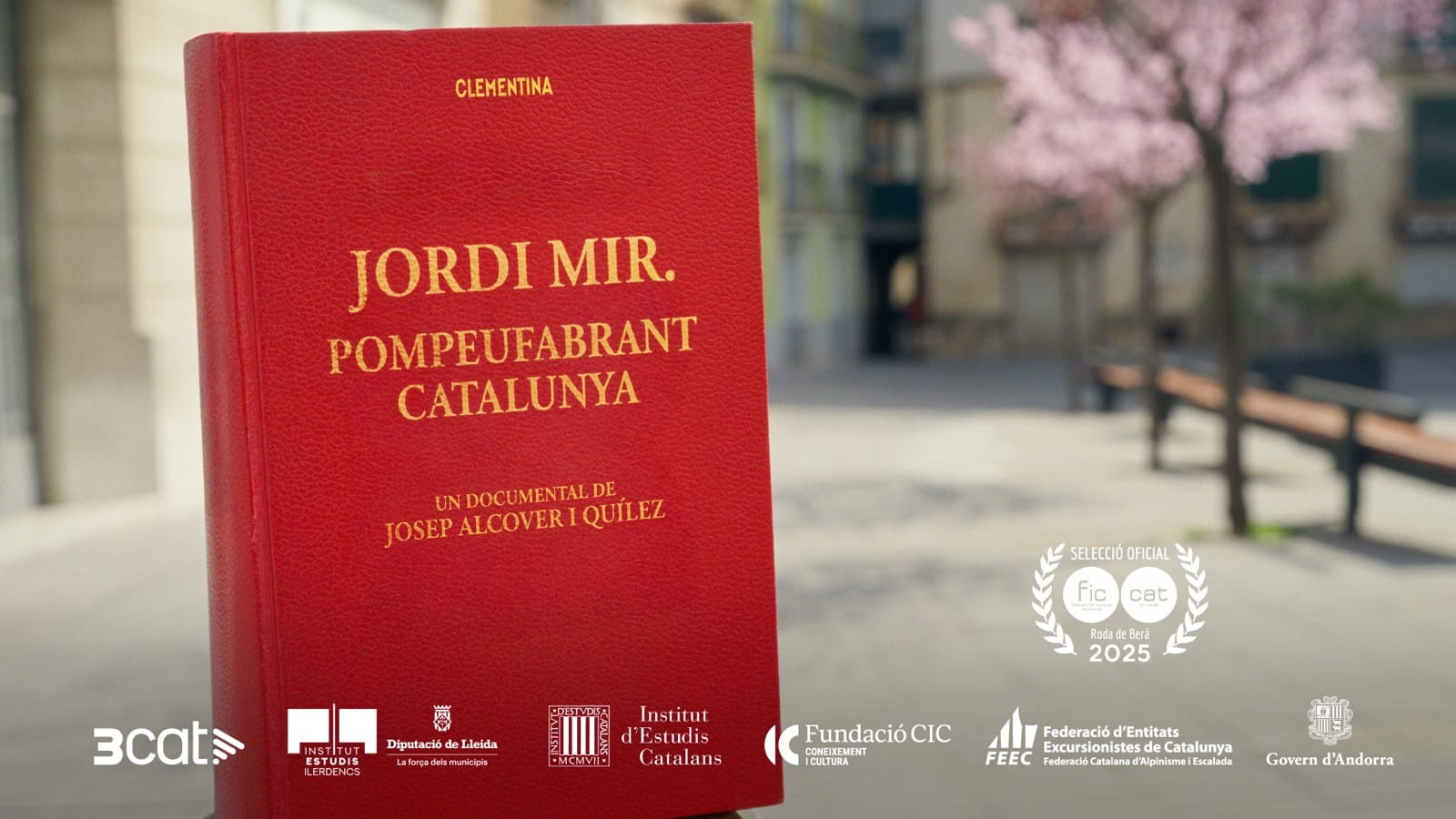 Backdrop for Jordi Mir. Pompeufabrant Catalunya