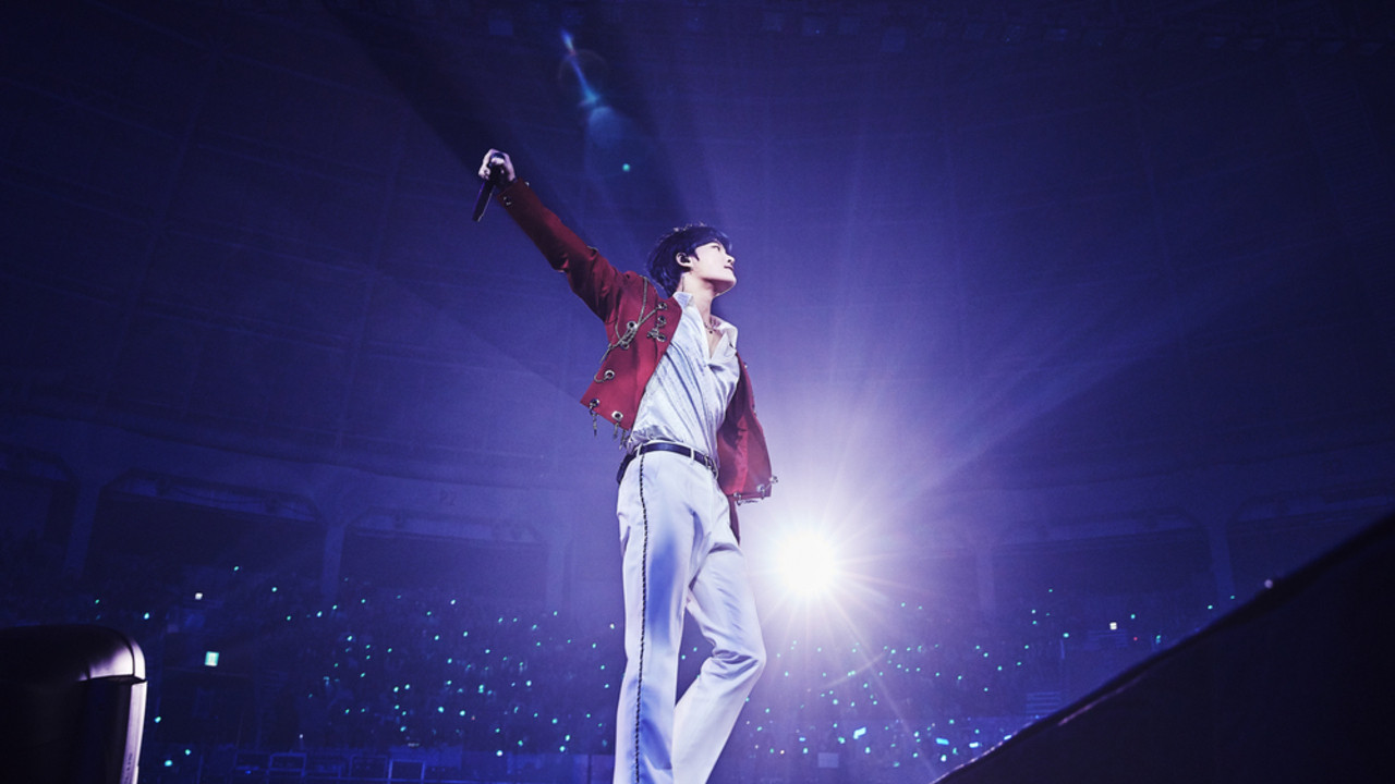 Backdrop for Kim Jae Joong The 20th Anniversary Concert: Flower Garden