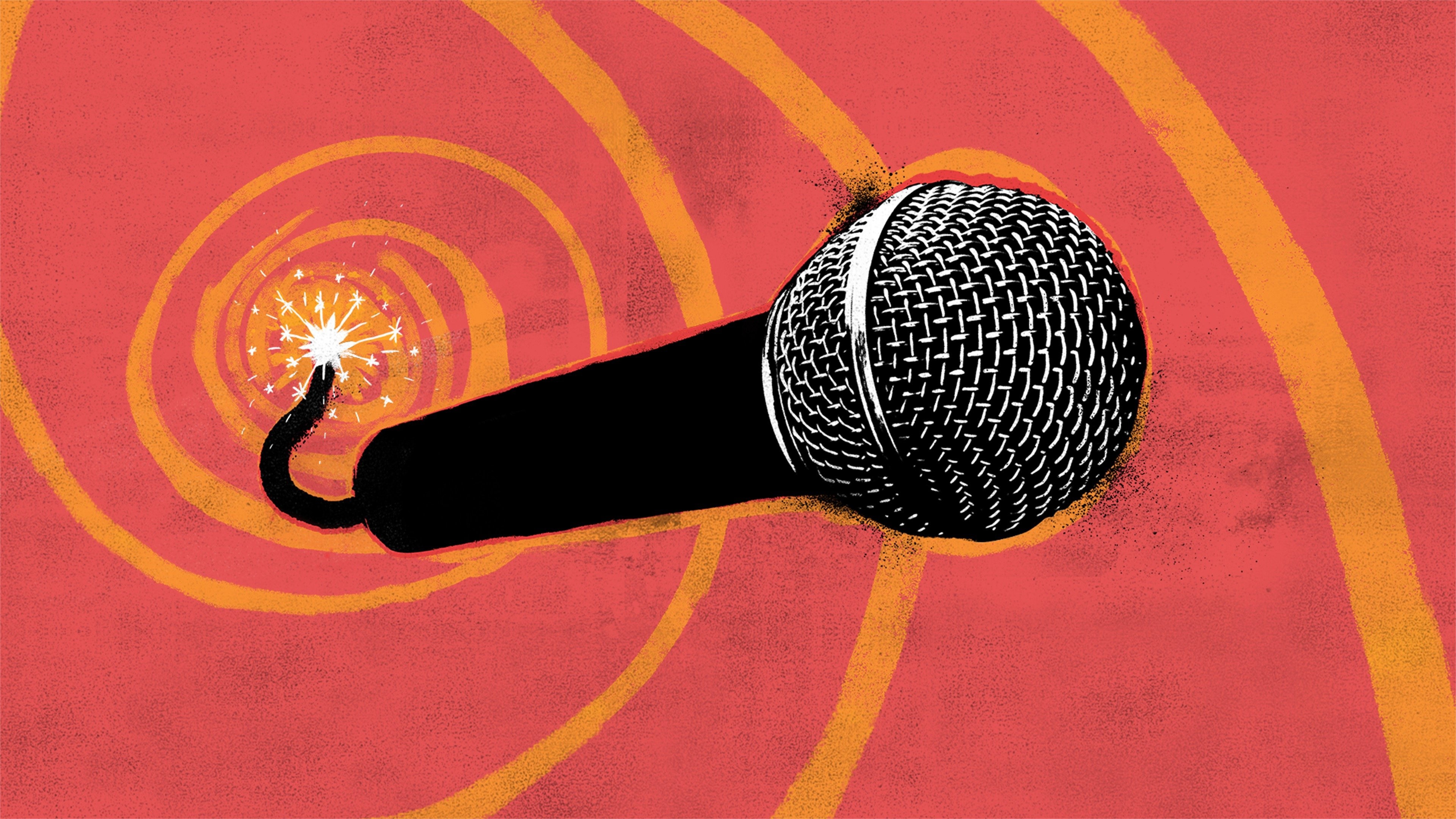 Backdrop for Right to Offend: The Black Comedy Revolution