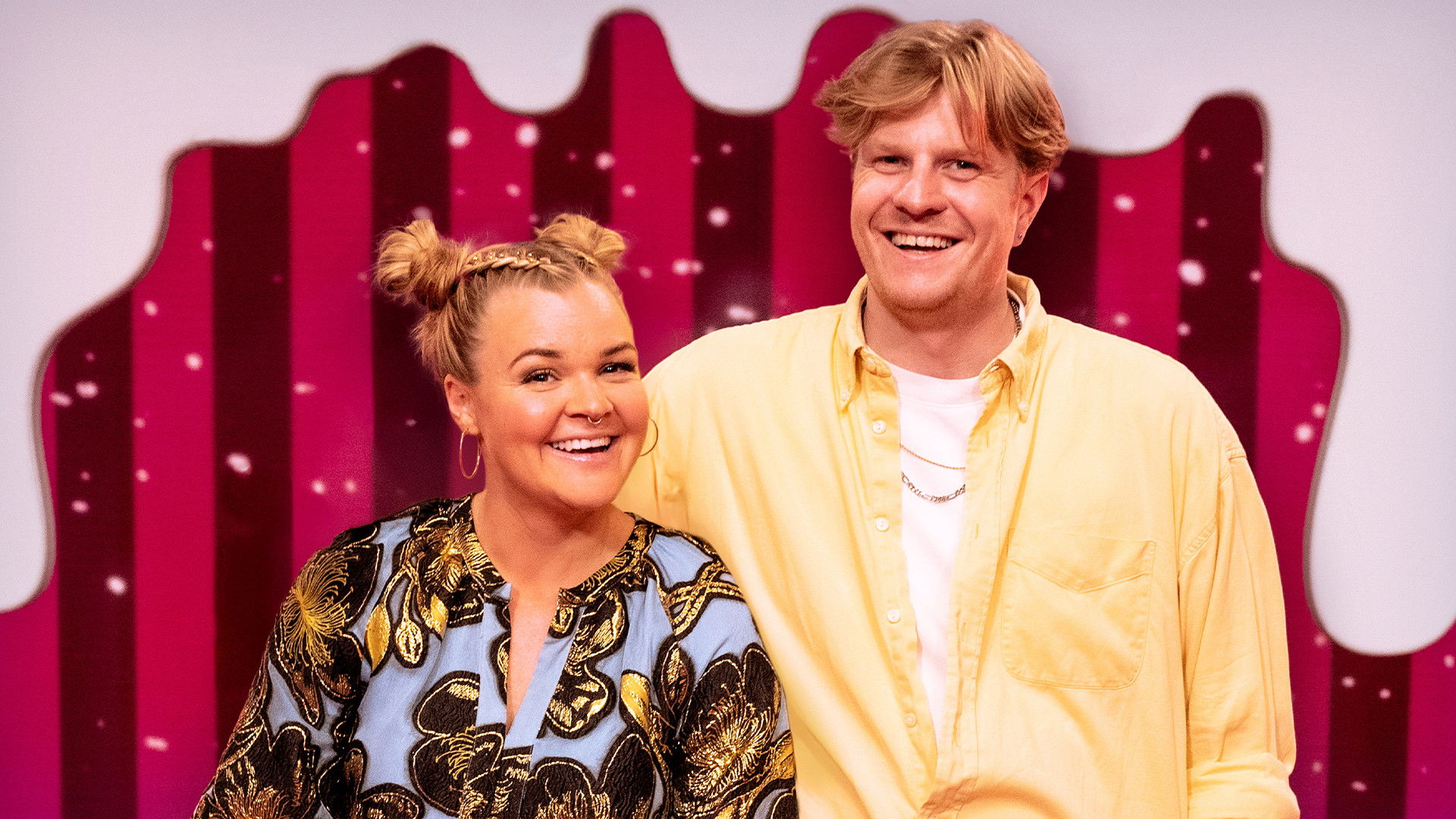 Backdrop for Det Sorte Kageshow