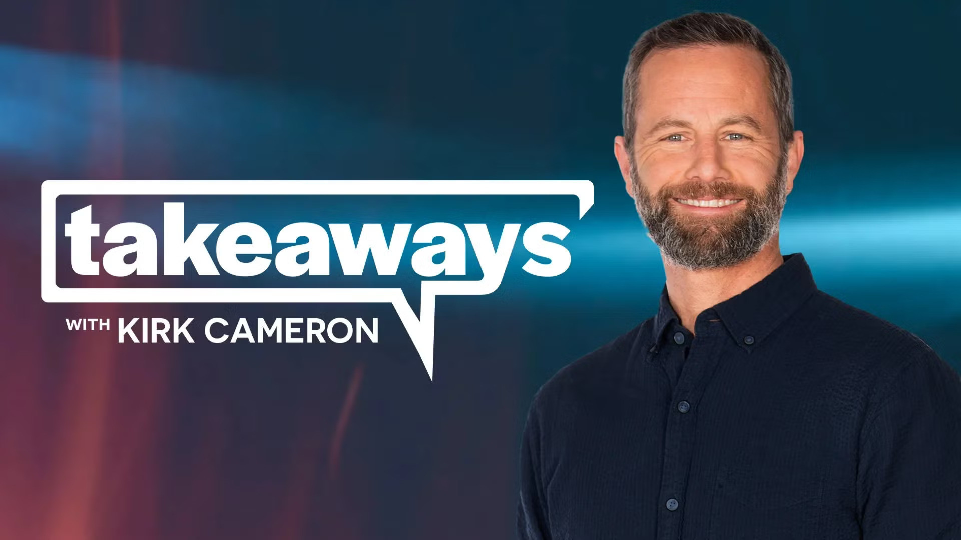 Backdrop for Takeaways with Kirk Cameron