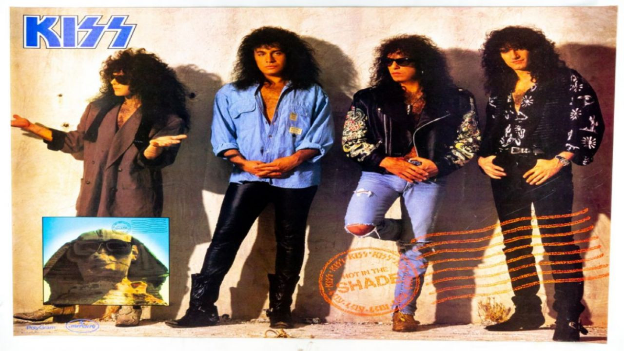 Backdrop for Kiss [1990] Detroit 1990