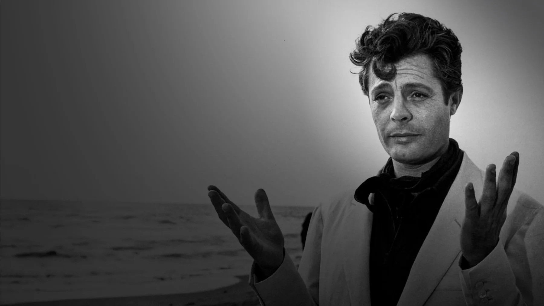 Backdrop for Marcello Mastroianni, irrésistiblement libre