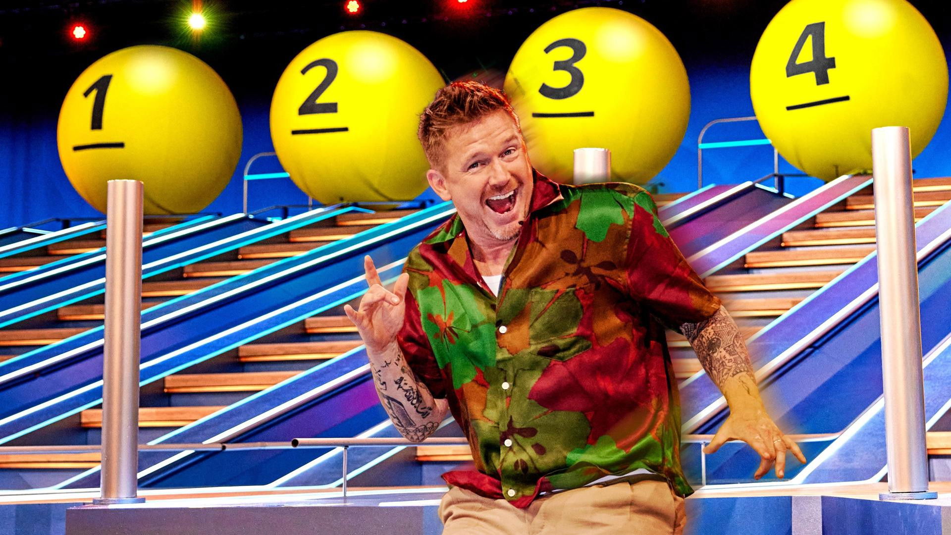 Backdrop for Quiz with Balls