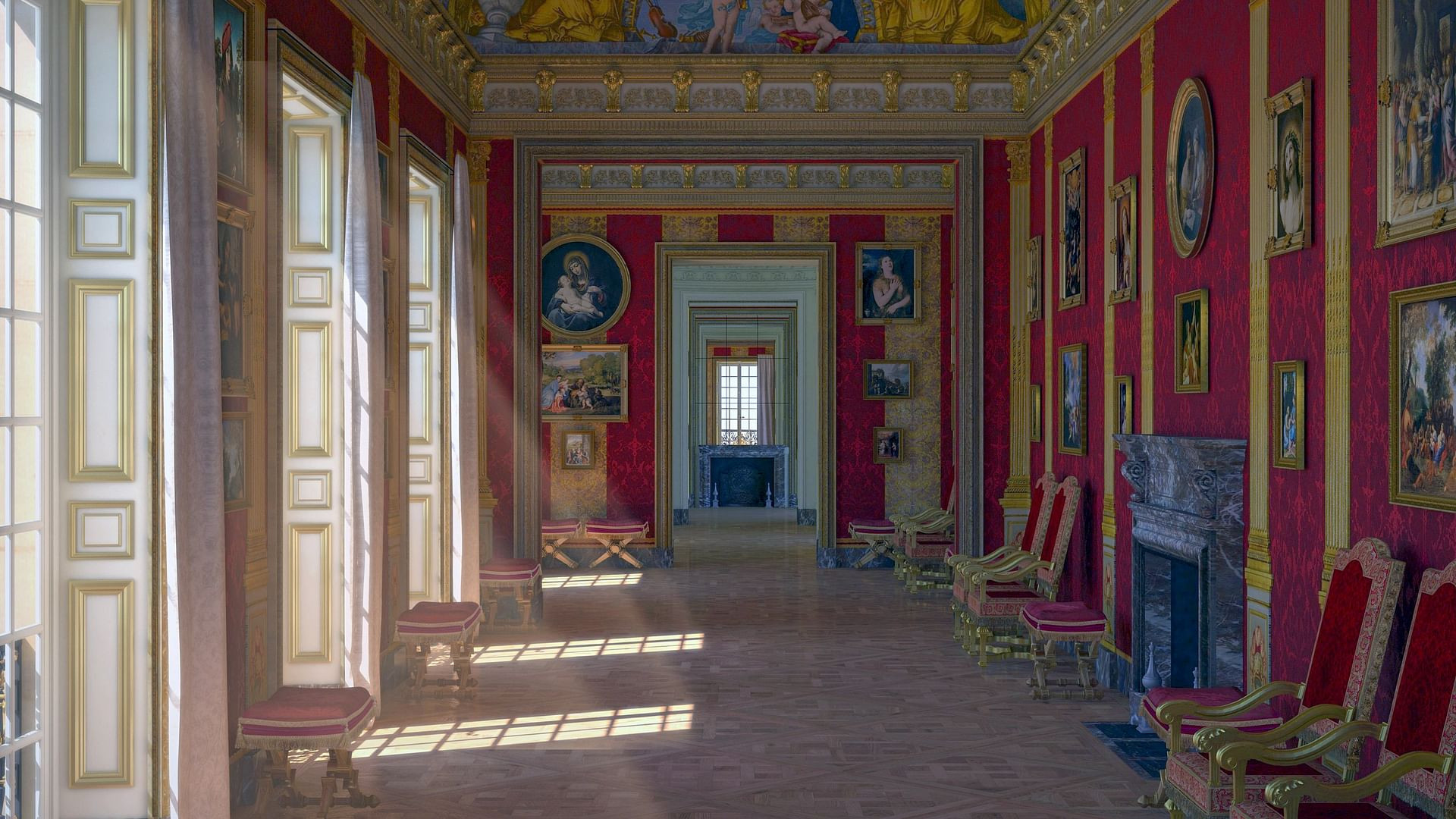 Backdrop for Versailles Rediscovered: The Sun King's Vanished Palace