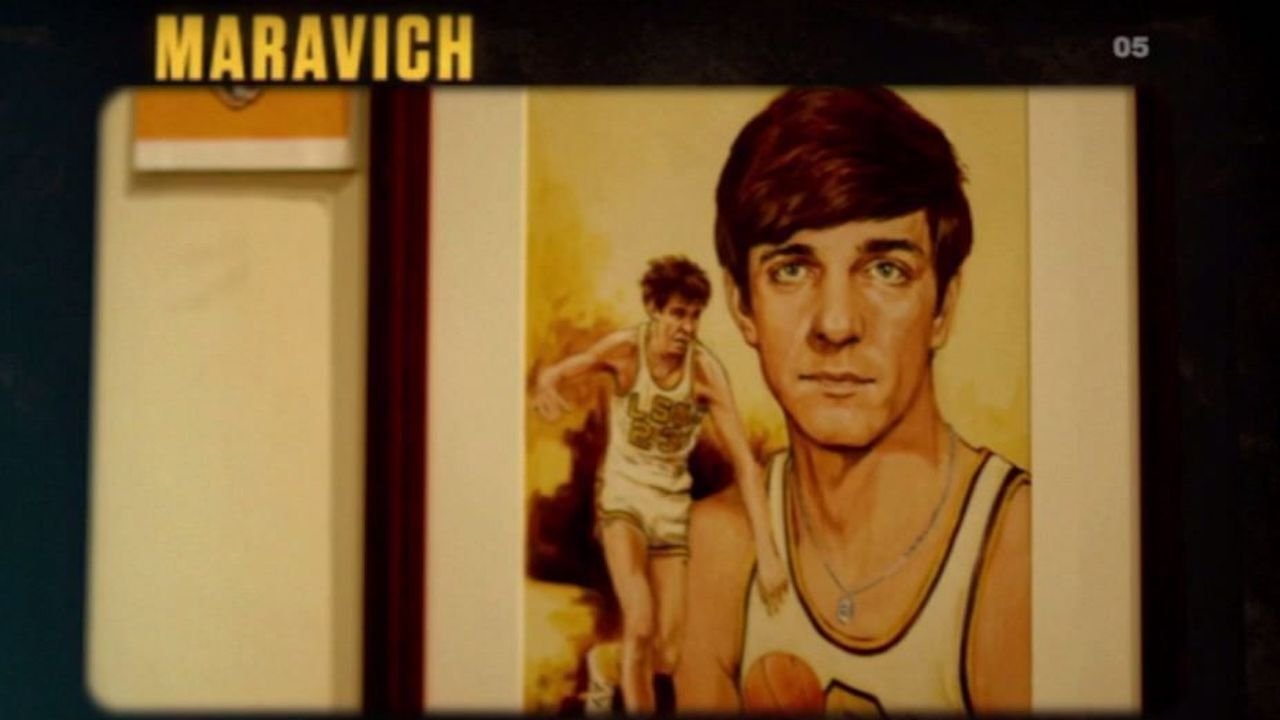 Backdrop for Maravich