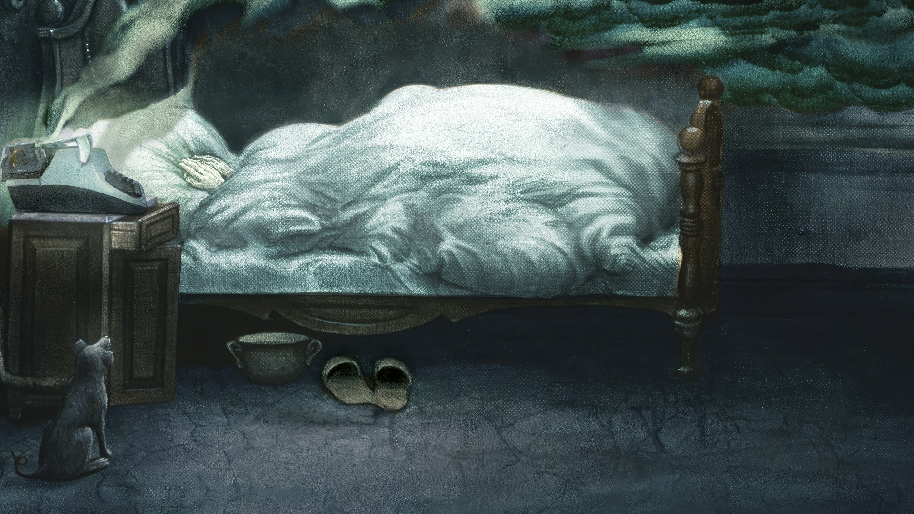 Backdrop for Dreams with Sharp Teeth