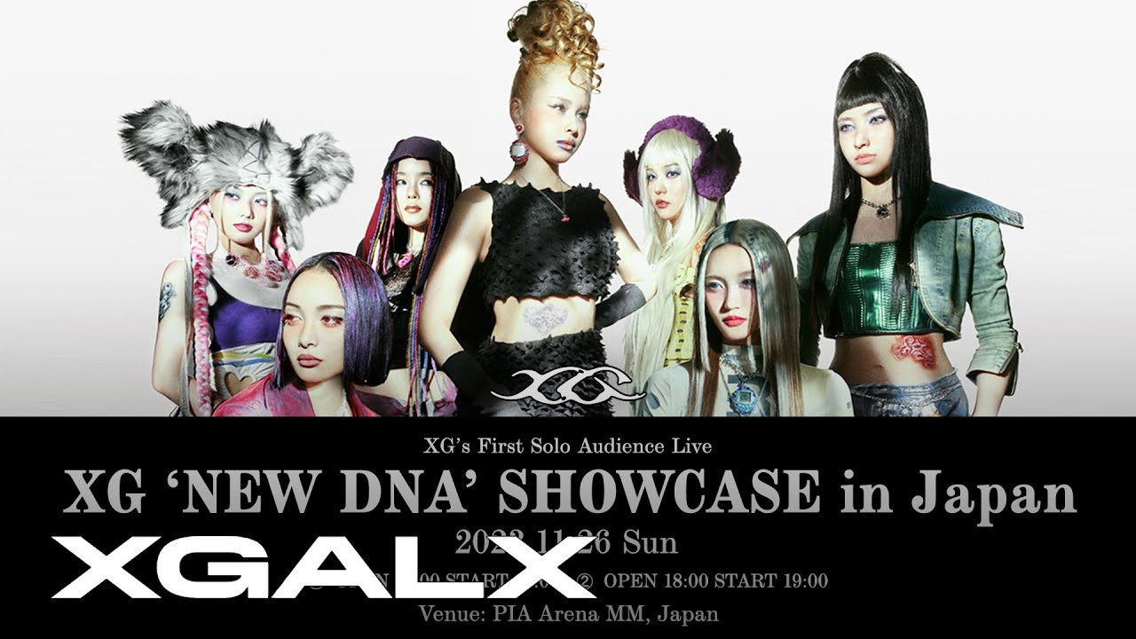 Backdrop for XG - 'NEW DNA' Showcase in Japan