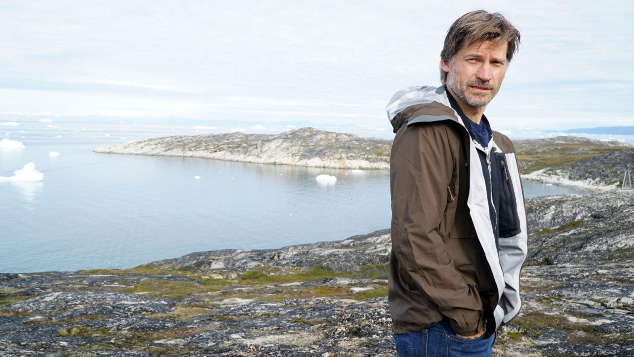 Backdrop for Through Greenland - With Nikolaj Coster-Waldau