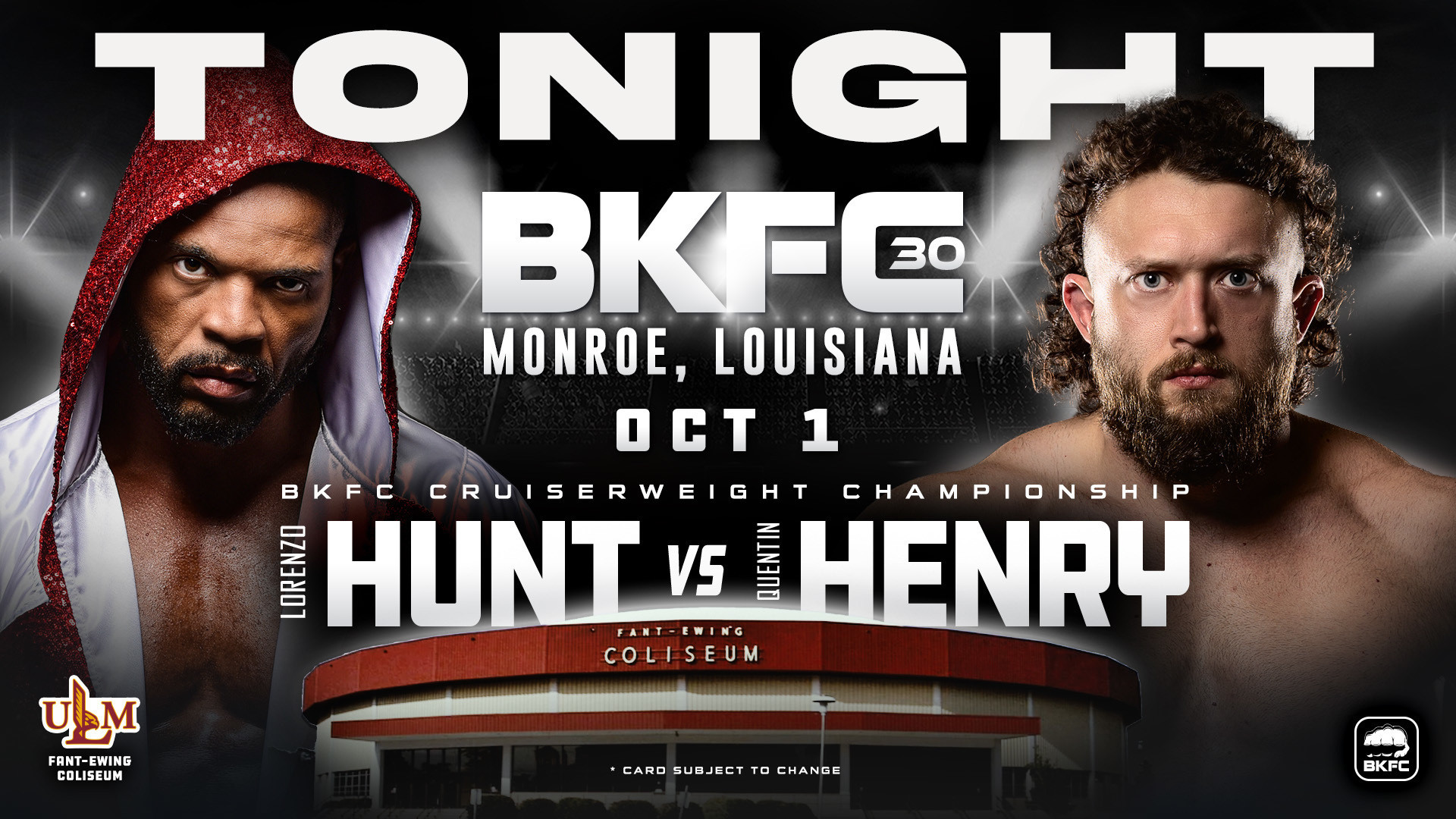 Backdrop for BKFC 30: Hunt vs Henry