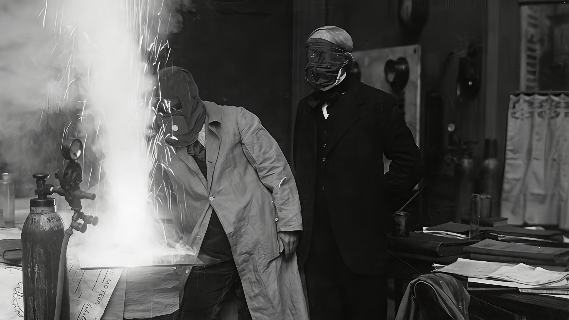 Backdrop for Deadly Gas