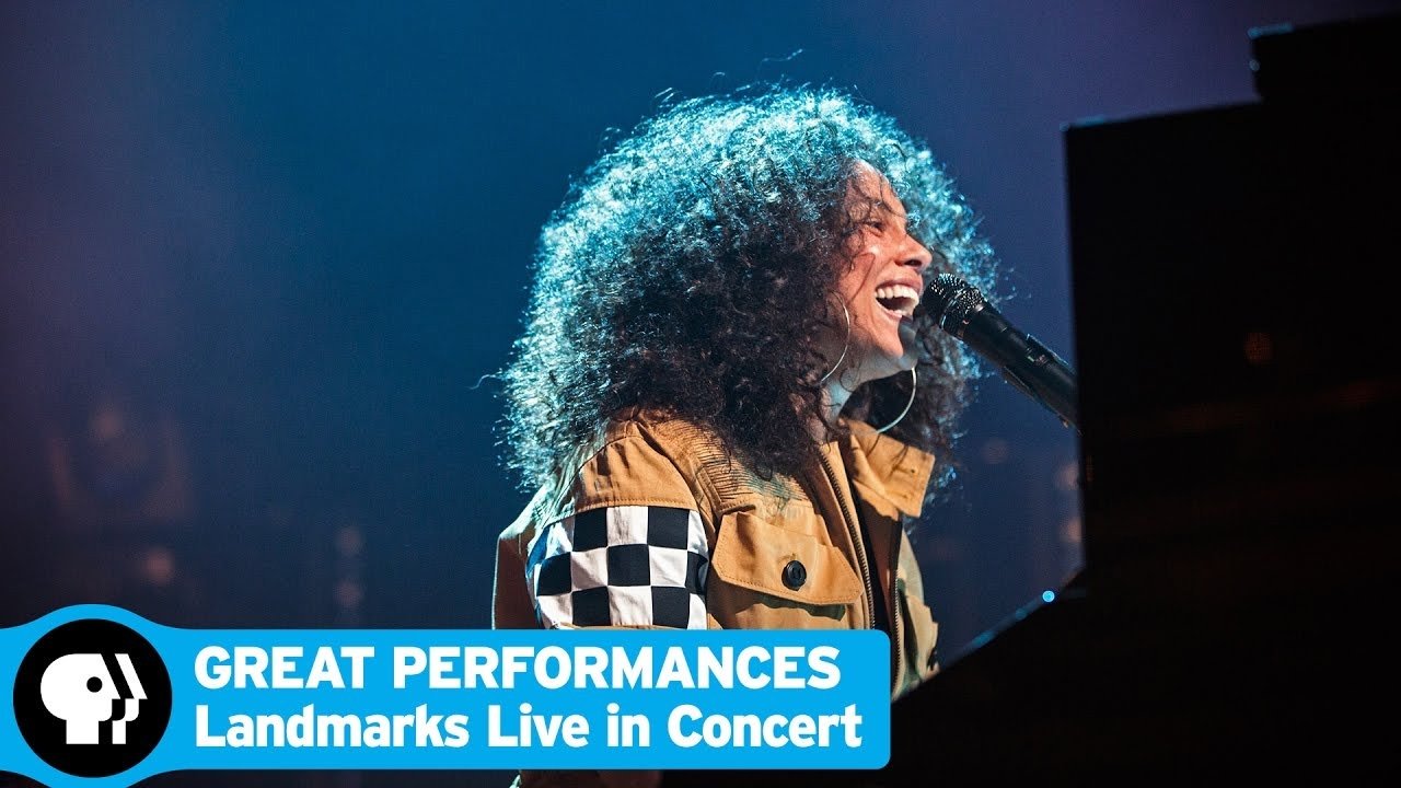 Backdrop for Alicia Keys - Landmarks Live in Concert