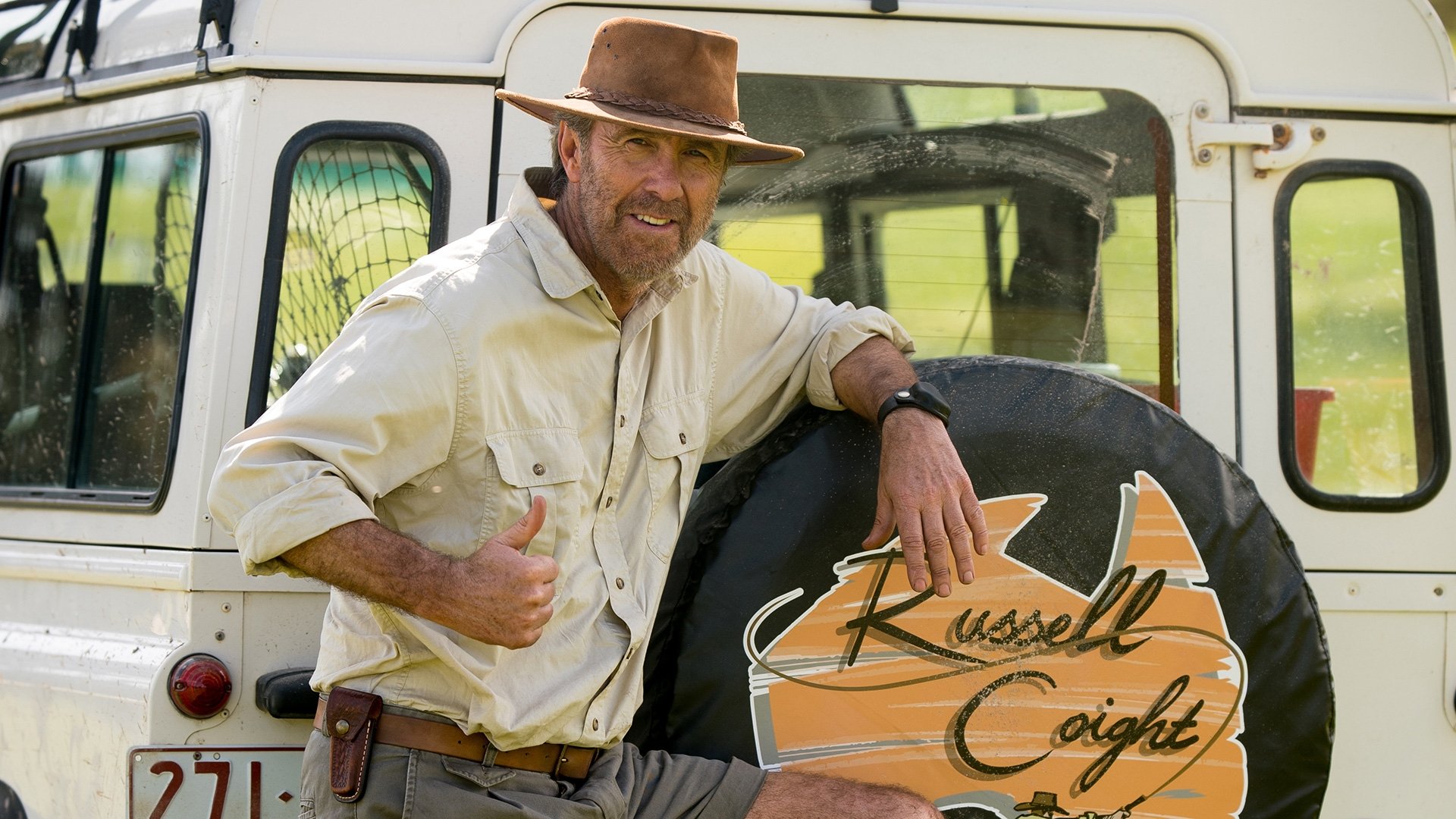 Backdrop for Russell Coight's All Aussie Adventures