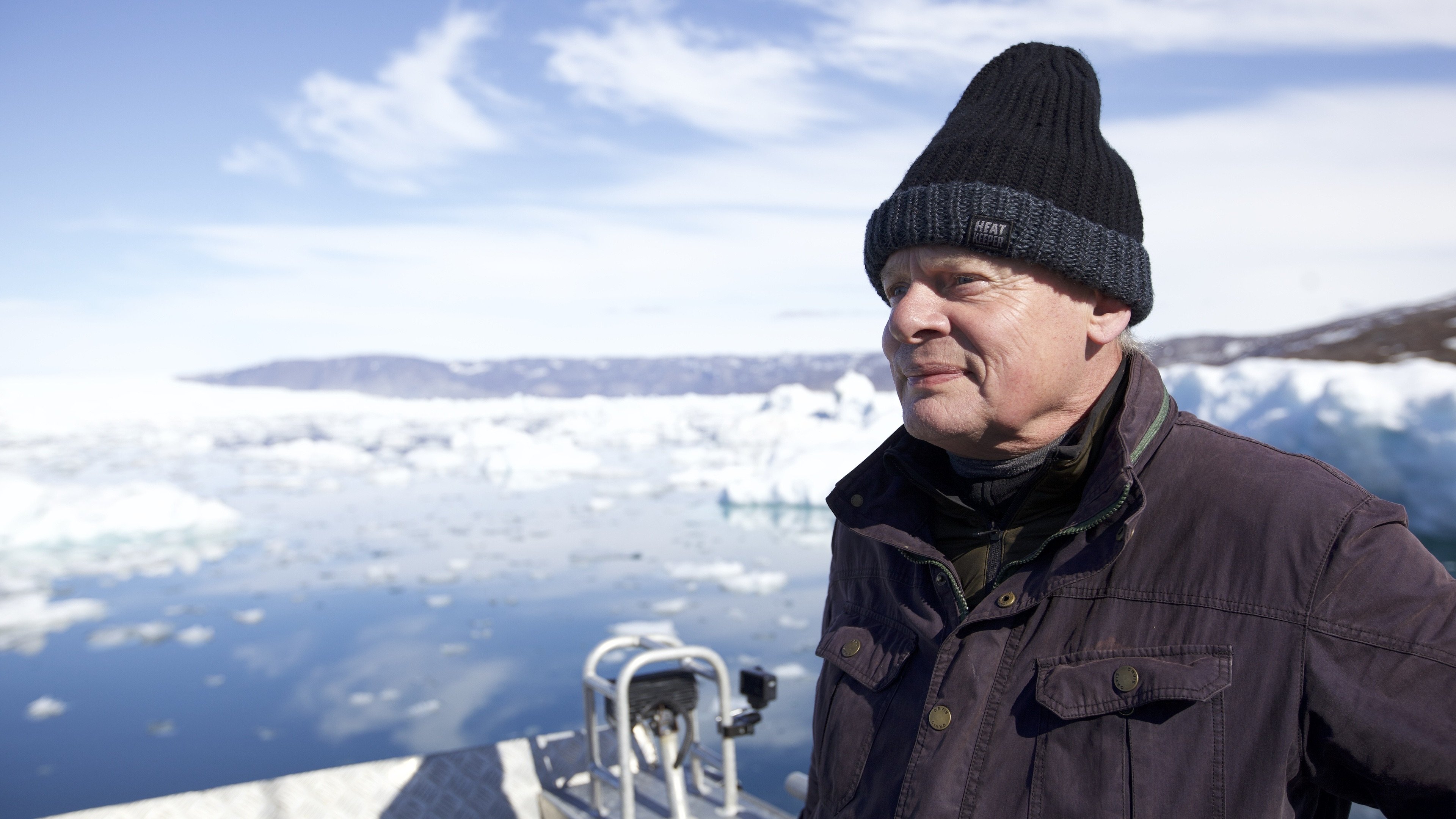 Backdrop for Martin Clunes' Islands of the Atlantic