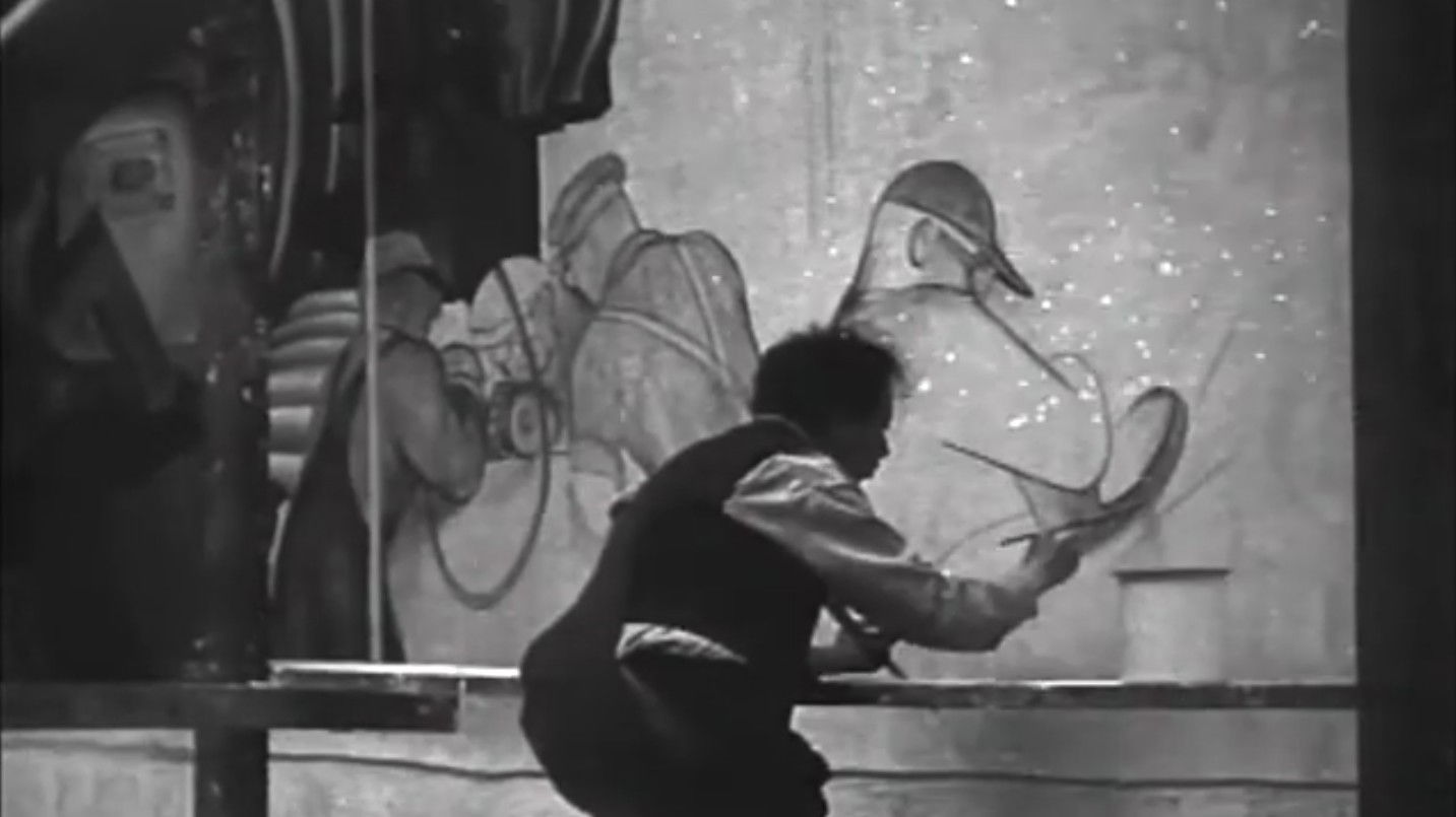 Backdrop for Detroit's Rivera