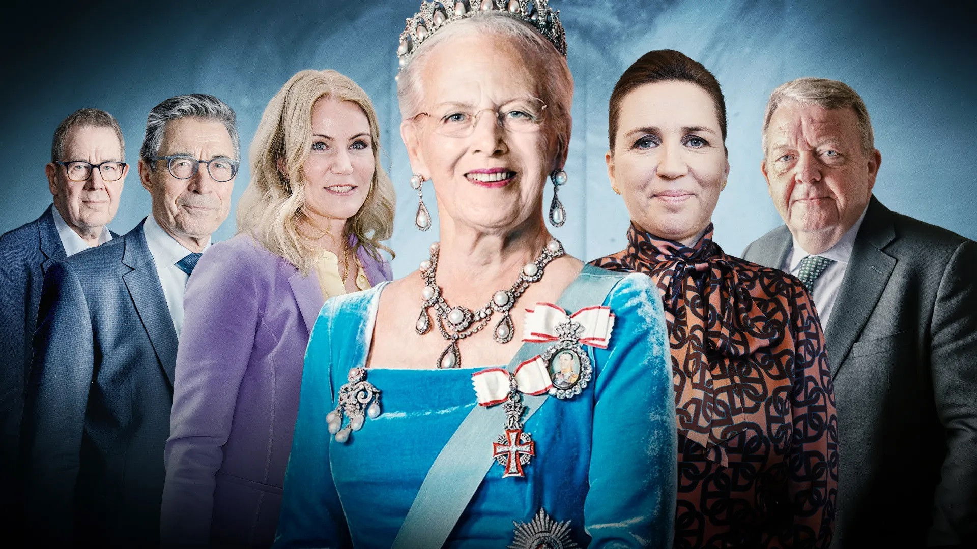 Backdrop for The Queen and the Prime Ministers