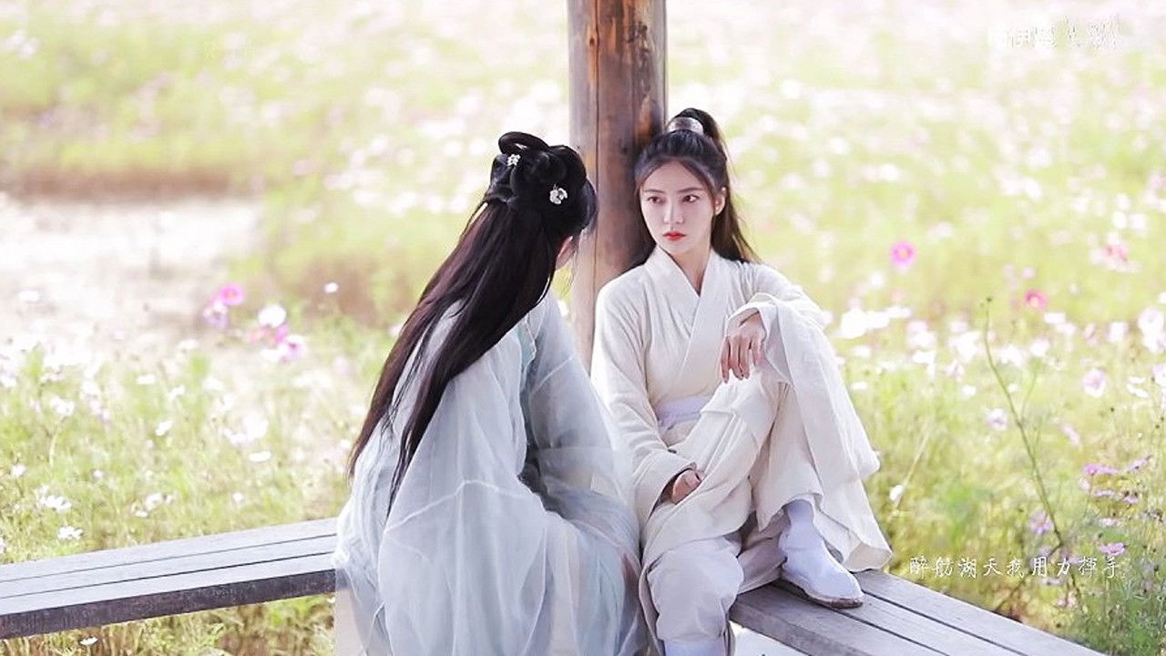 Backdrop for The Young Master and the Tea-Picking Girl