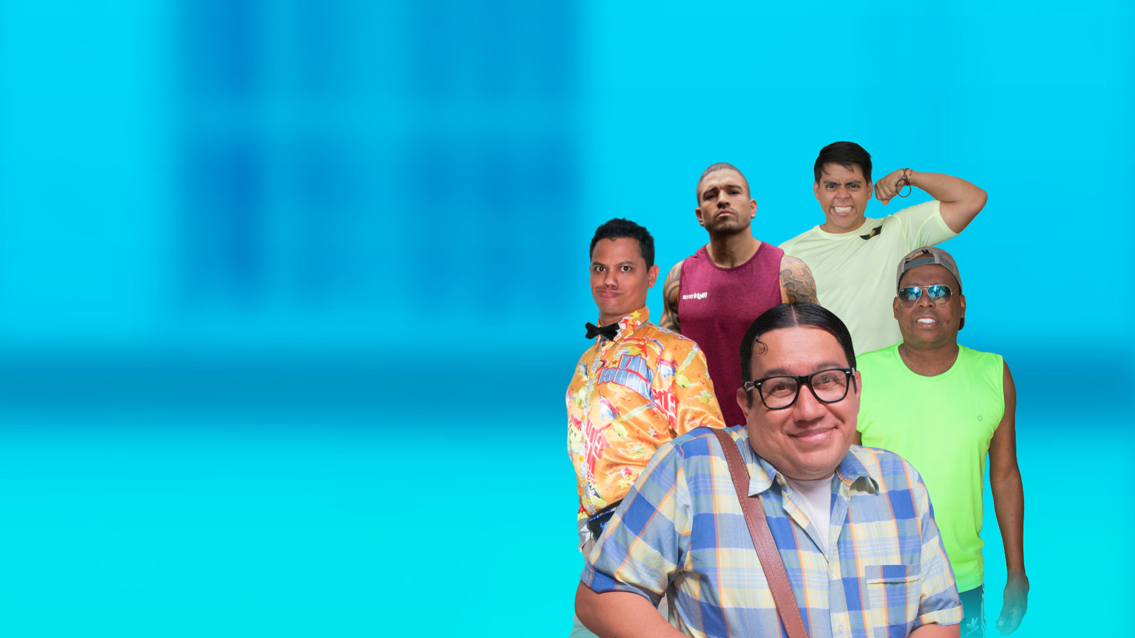 Backdrop for FBI: Feos, bobos e ingenuos