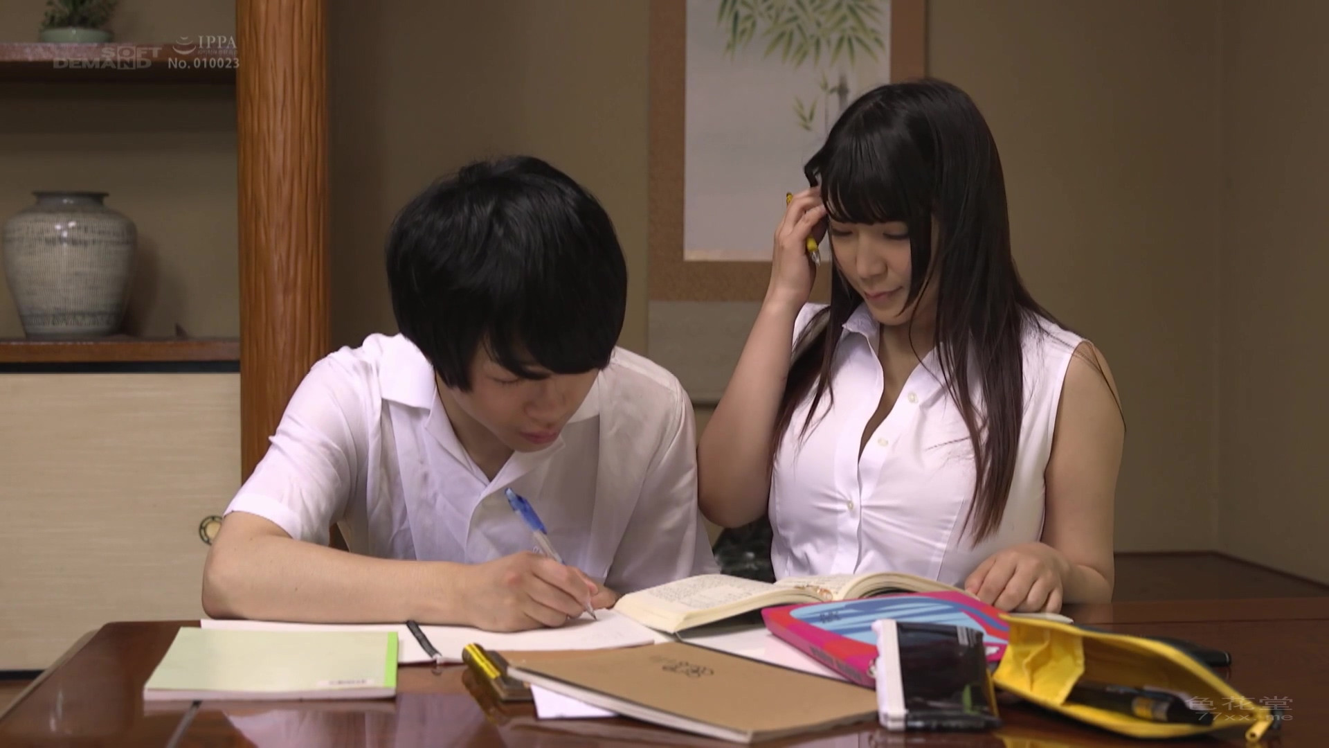 Backdrop for SOD Romance First Love Girl Is An Exhibitionist -Last Summer Vacation- Marina Yuzuki