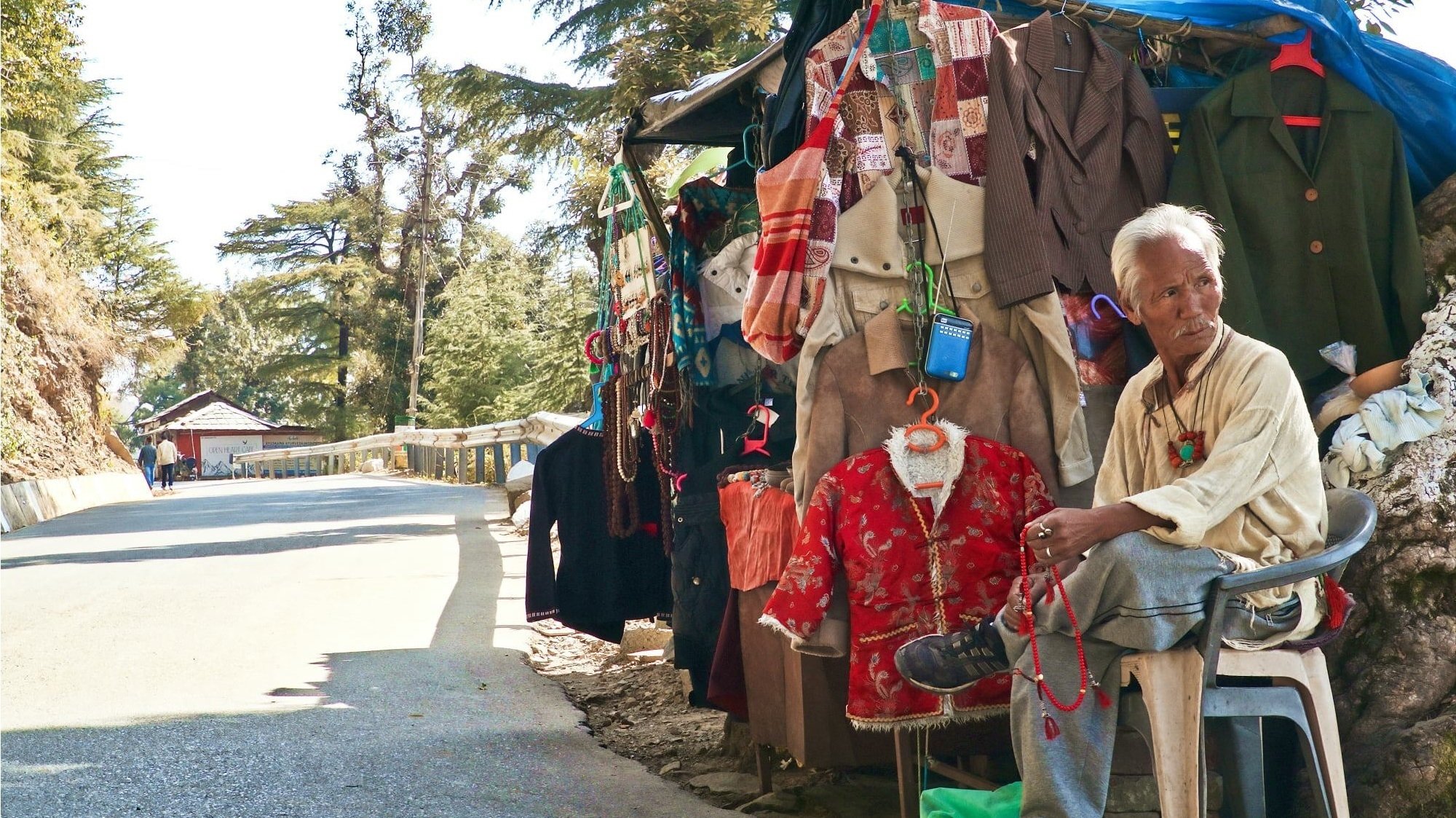 Backdrop for Drifting on the Roof of the World