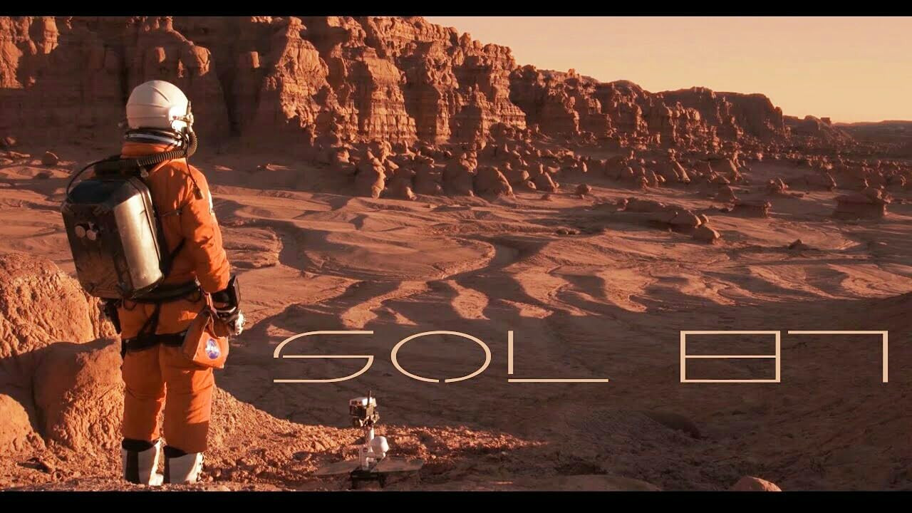 Backdrop for Sol 87