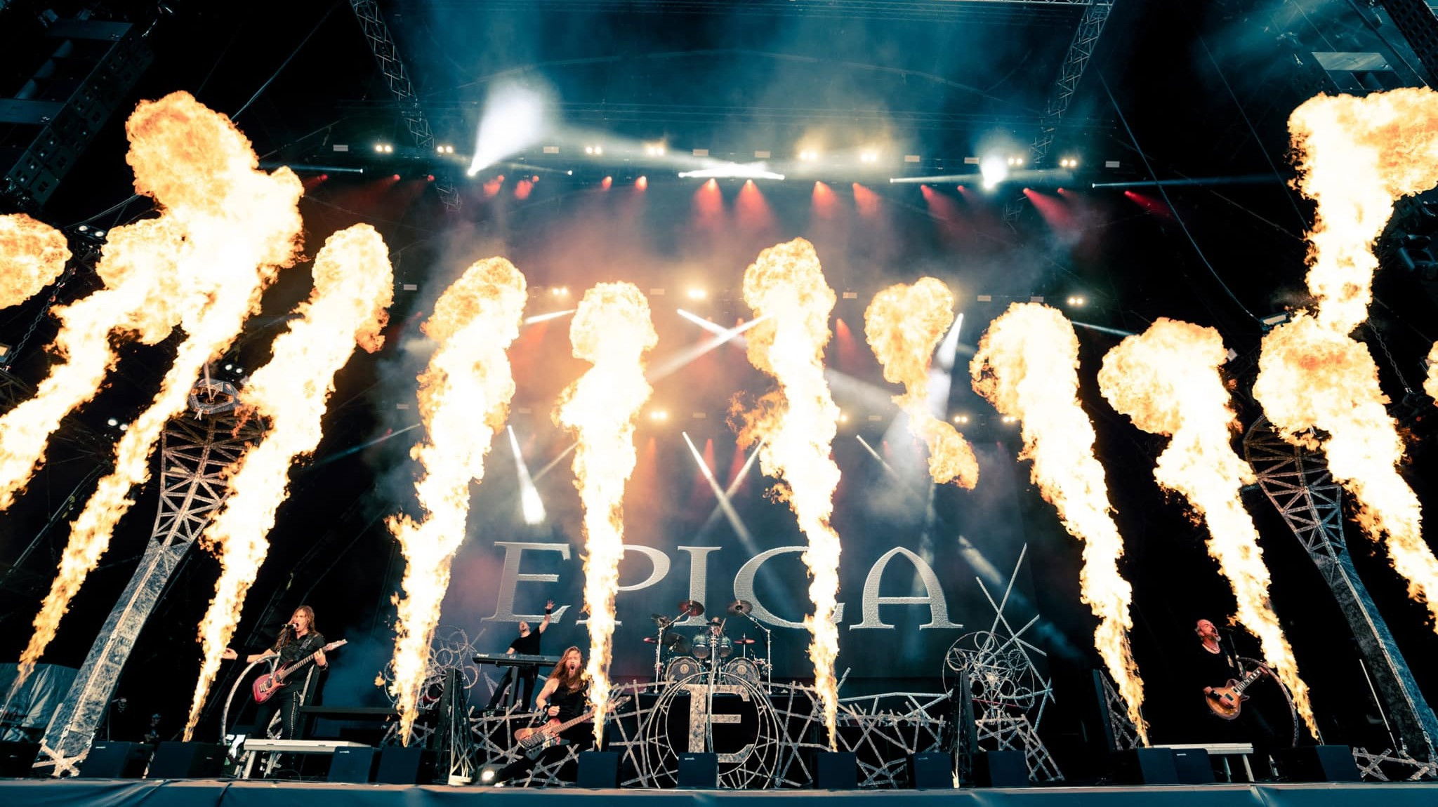 Backdrop for Epica - Hellfest 2022