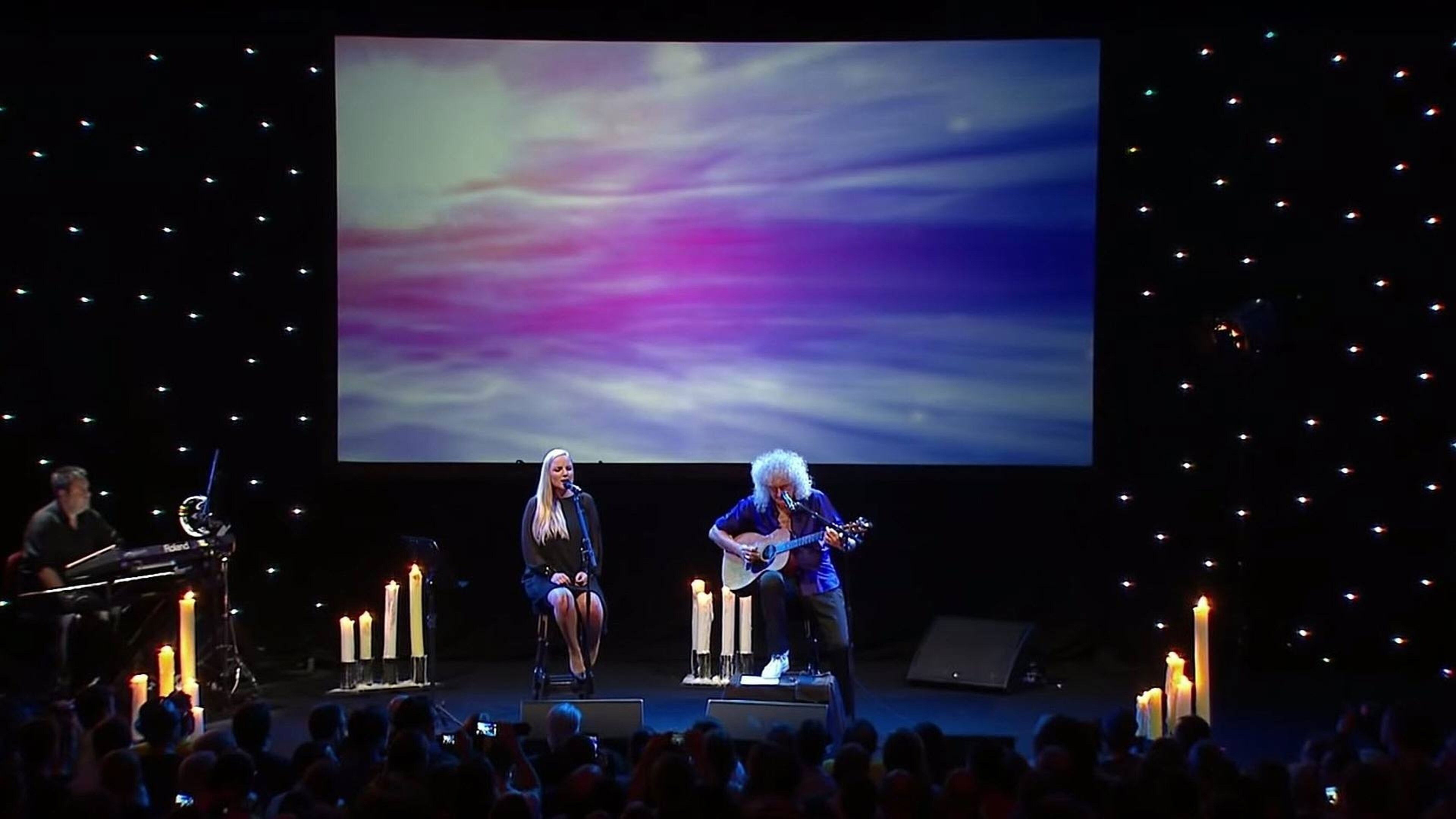 Backdrop for Brian May & Kerry Ellis - The Candlelight Concerts Live at Montreux