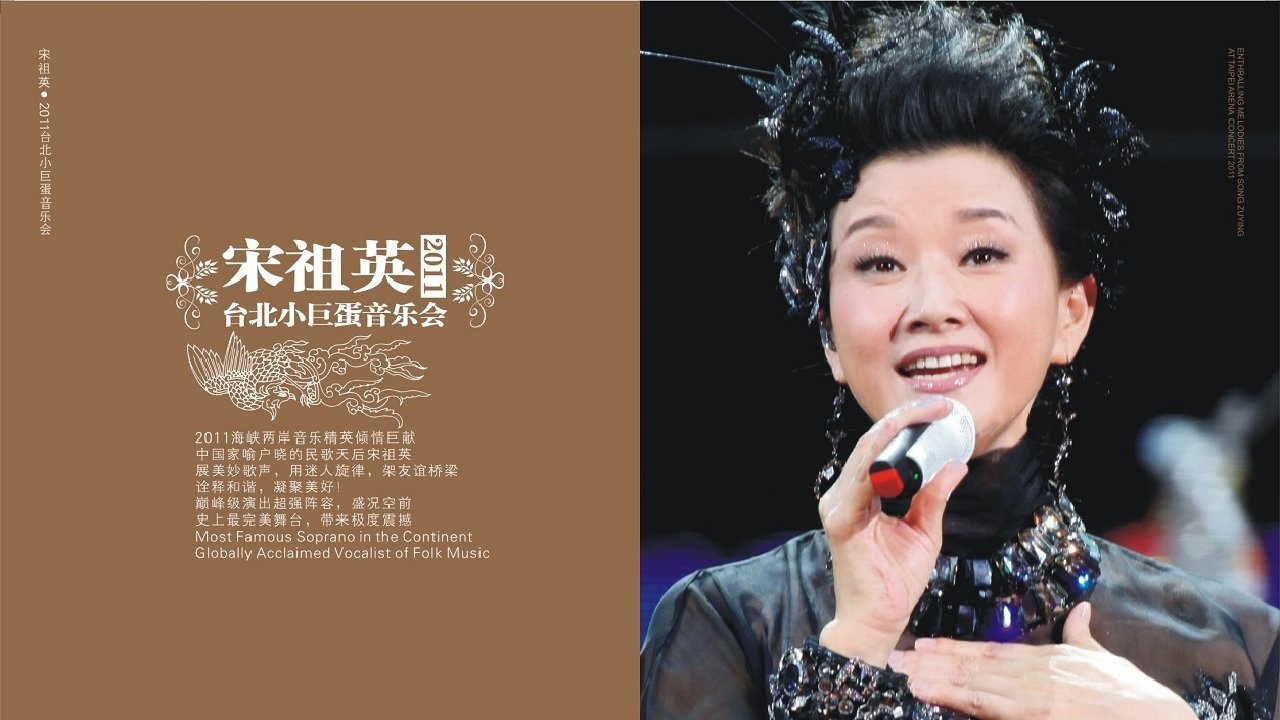 Backdrop for Enthralling Melodies From Song Zuying At Taipei Arena Concert 2011