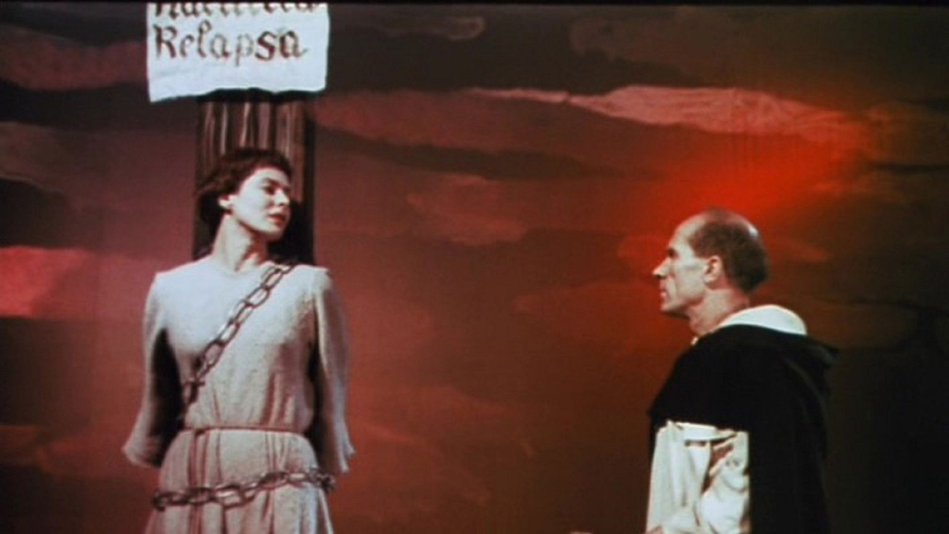 Backdrop for Joan of Arc at the Stake