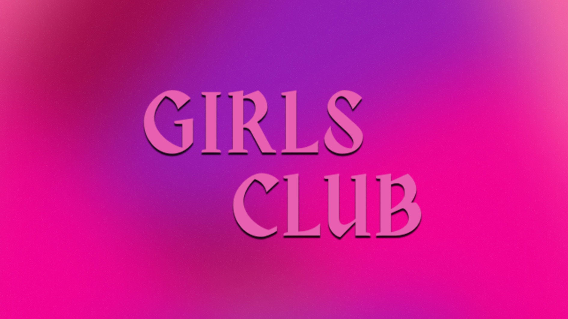 Backdrop for Girl's Club