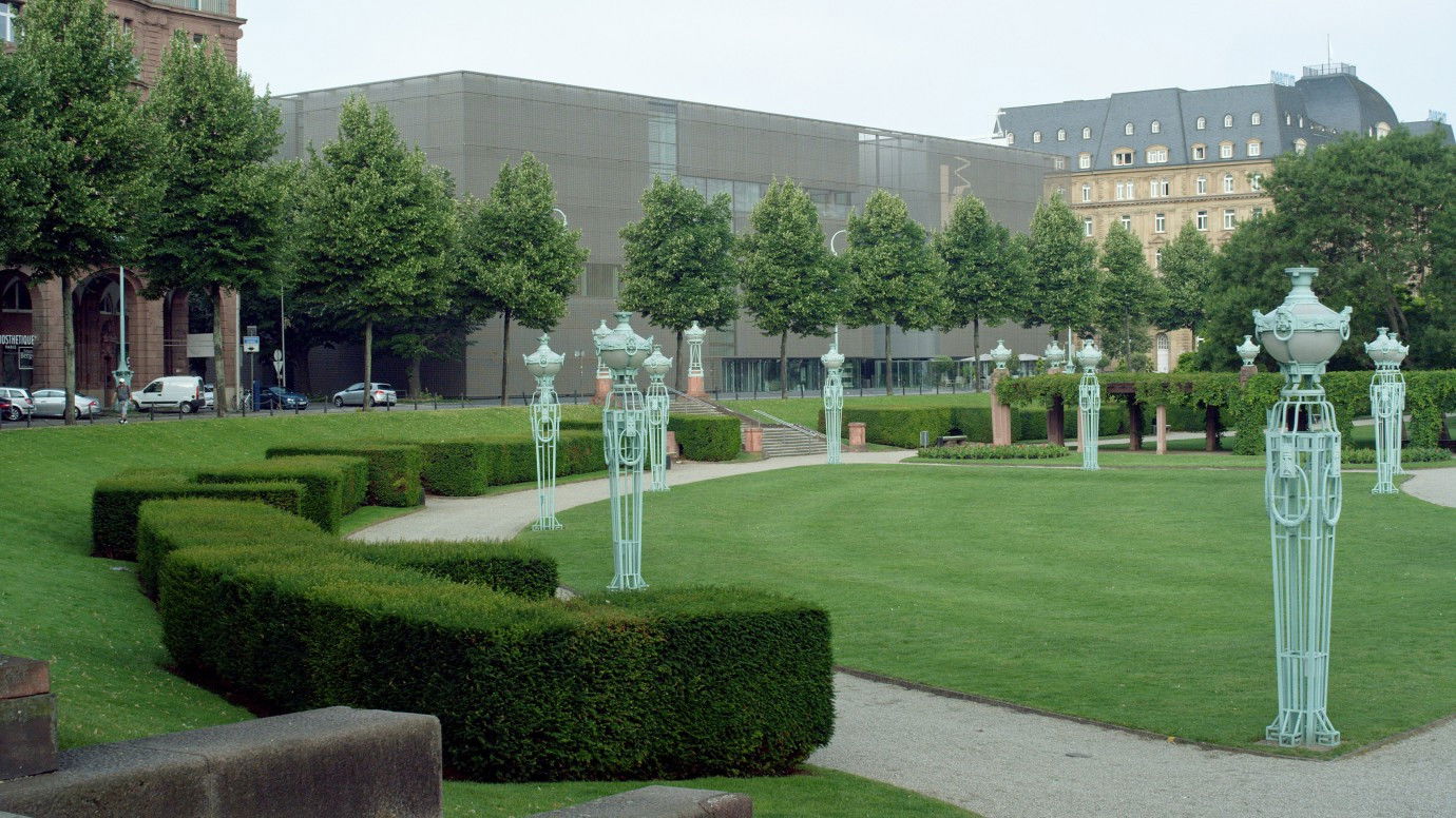 Backdrop for Years of Construction