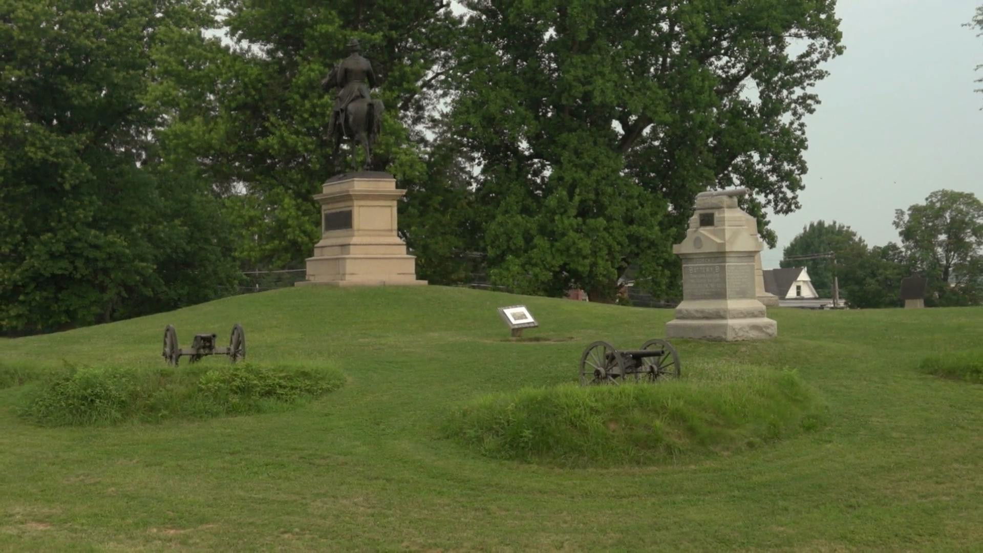 Backdrop for The Gettysburg Story