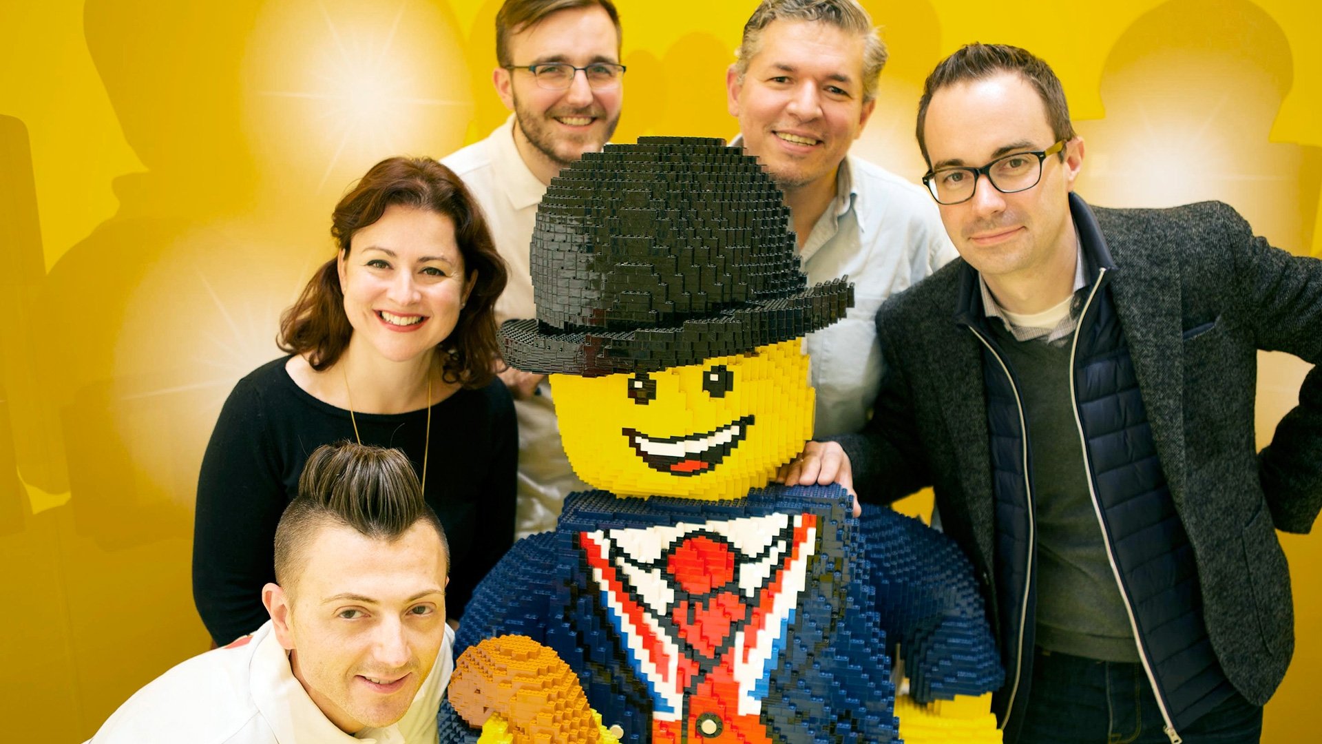 Backdrop for A Big Lego Christmas