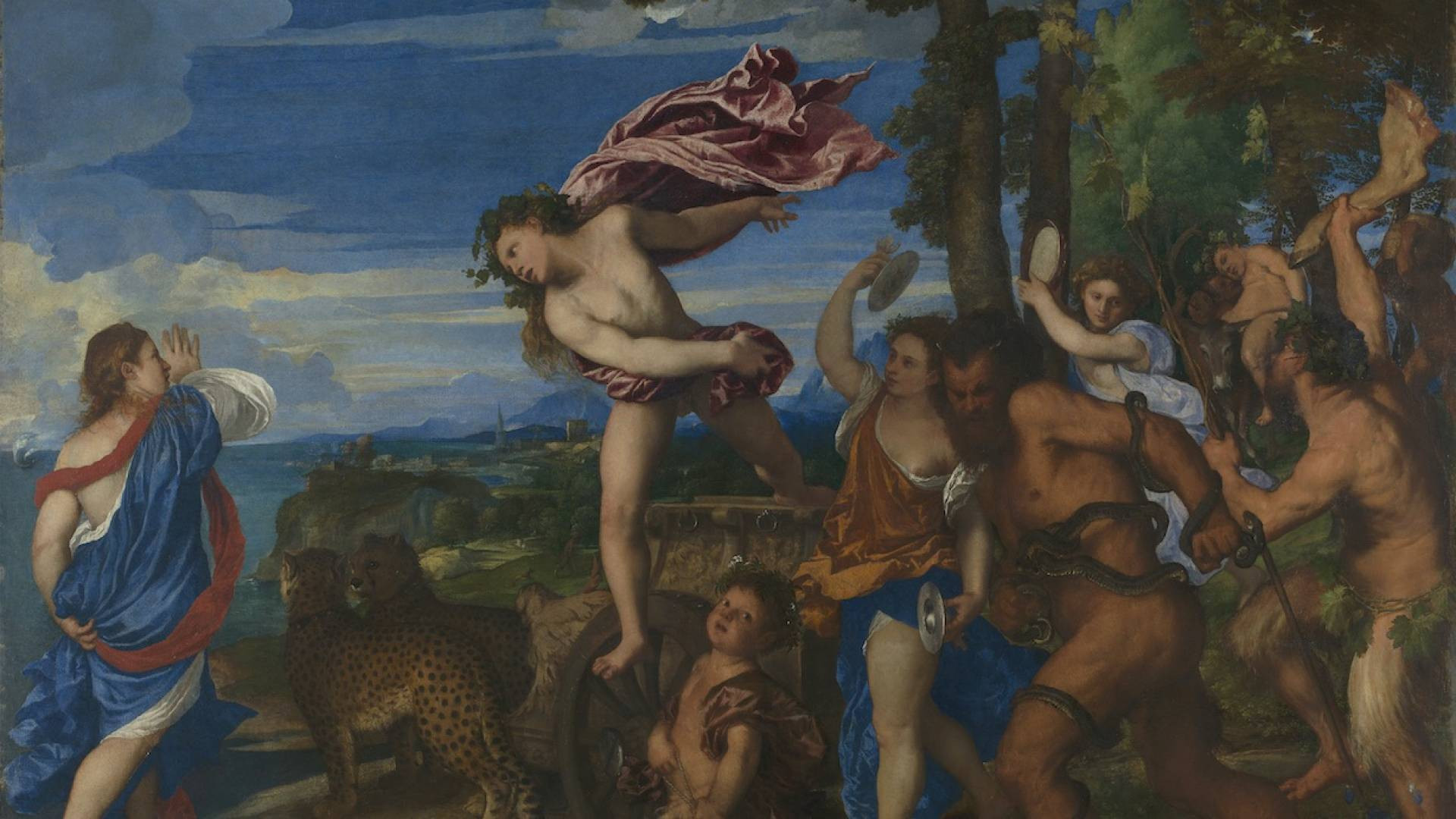 Backdrop for Titian. The Empire of Color