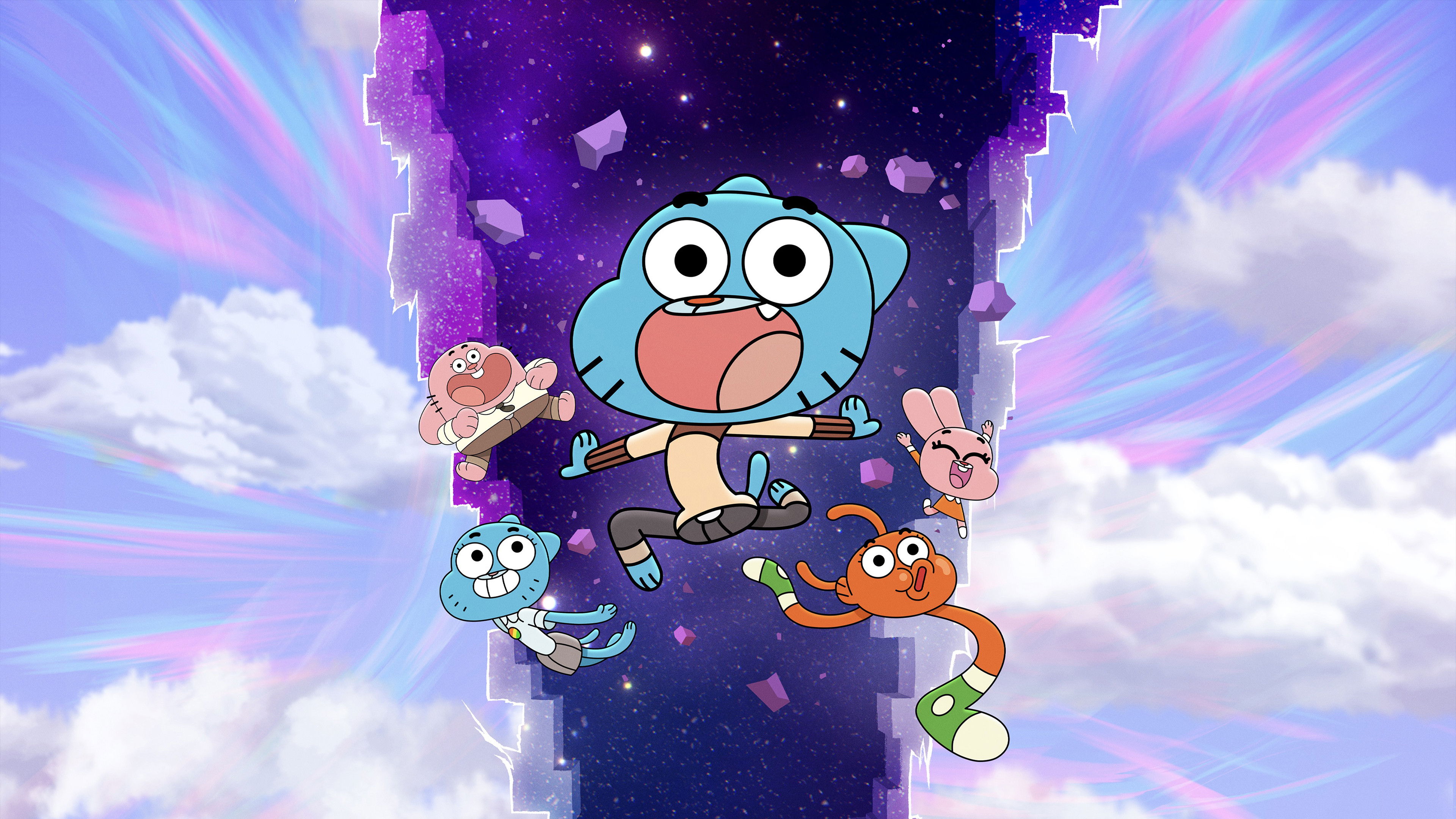 Backdrop for The Wonderfully Weird World of Gumball